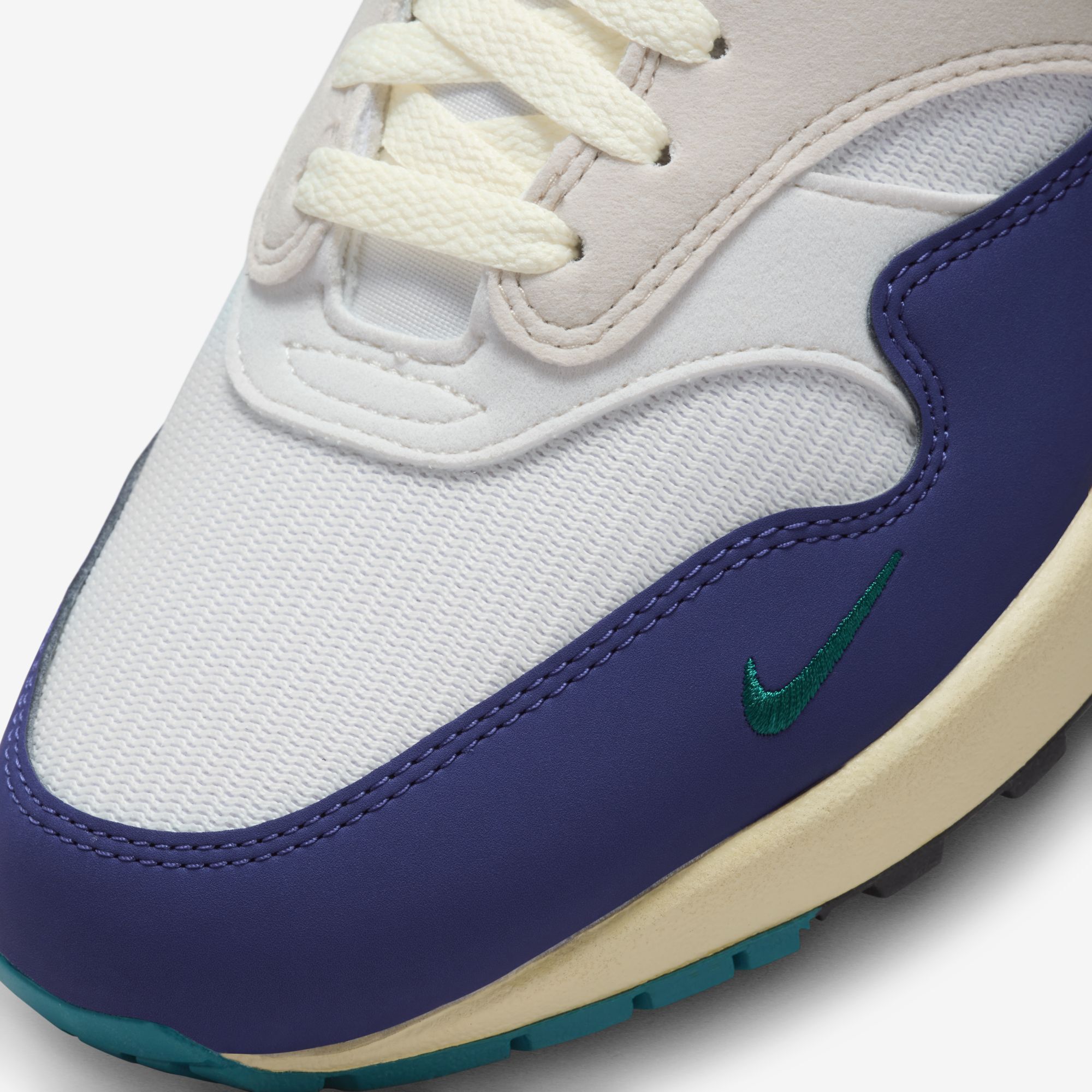 Nike Air Max 1, Vela/Marrón verdoso claro/Fantasma/Azul royal intenso, hi-res