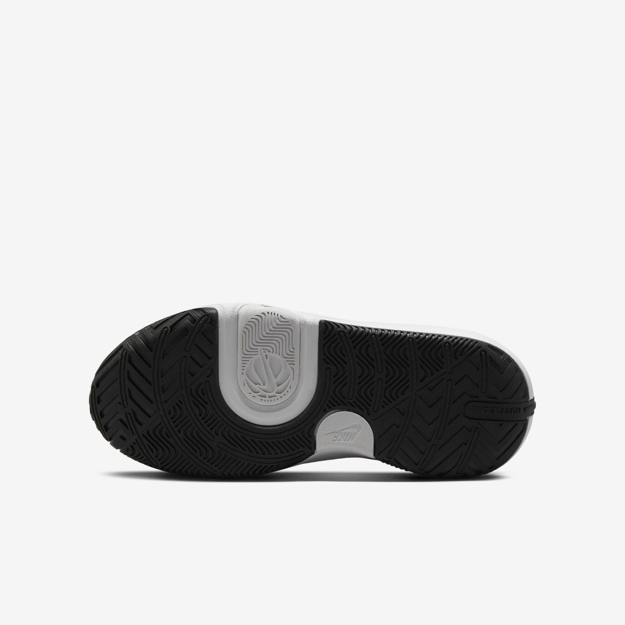 Nike Team Hustle D 11, Negro/Blanco, hi-res