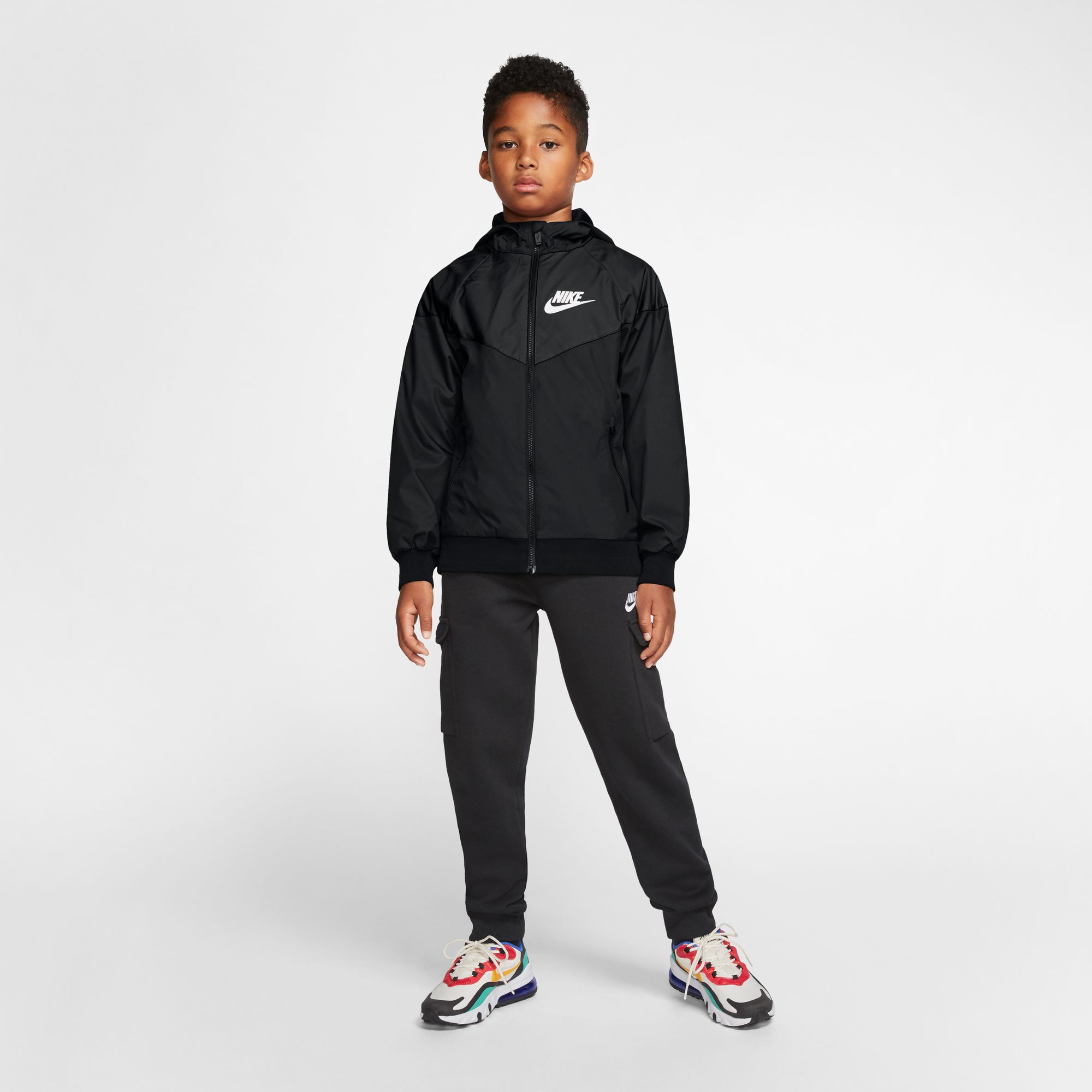 Nike Sportswear Windrunner, Negro/Negro/Negro/Blanco, hi-res