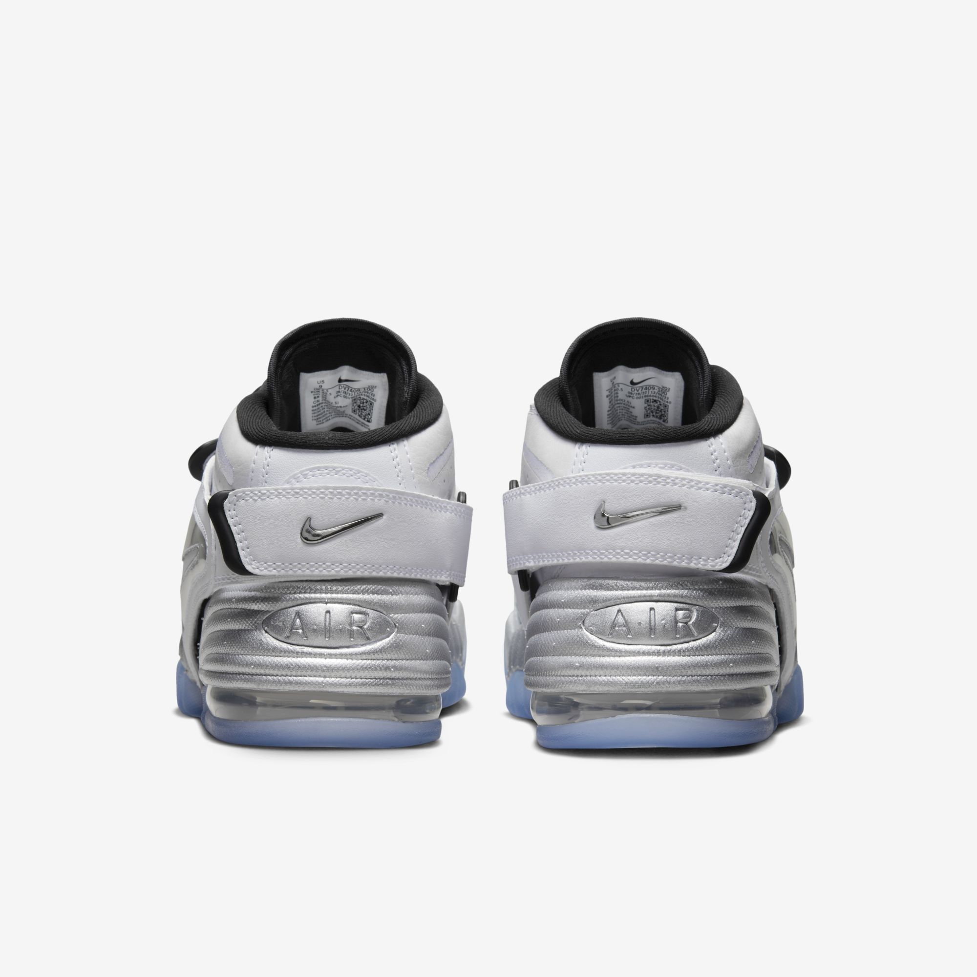 Nike Air Adjust Force 2023, Blanco/Negro/Transparente/Plata metalizado, hi-res