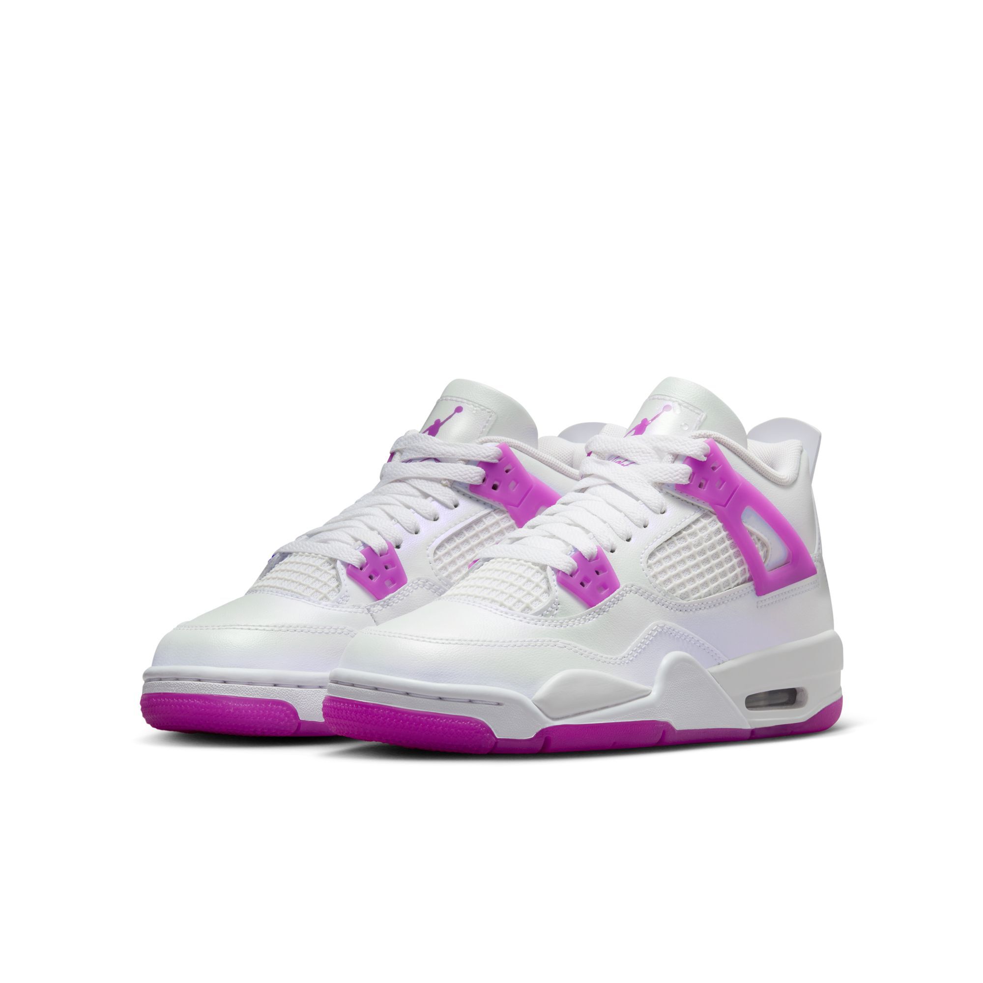 Air Jordan 4 Retro, Blanco/Hiper Violeta, hi-res