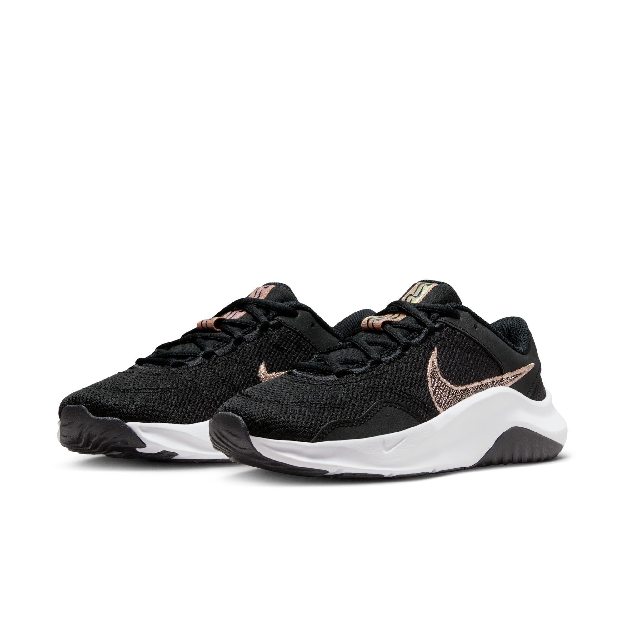 Nike Legend Essential 3 NN P, Negro/Rojo Bronce-Blanco, hi-res