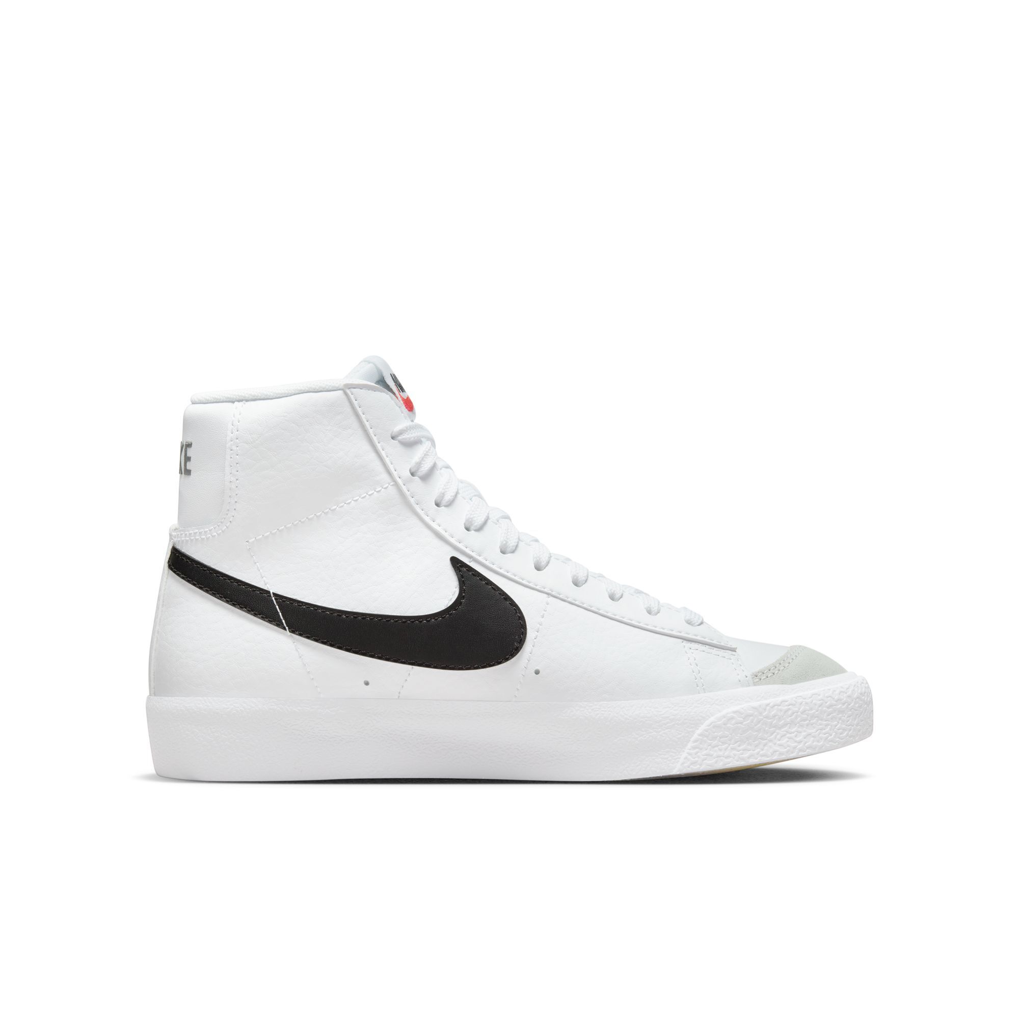 Nike Blazer Mid '77, Blanco/Negro- Equipo Naranja, hi-res