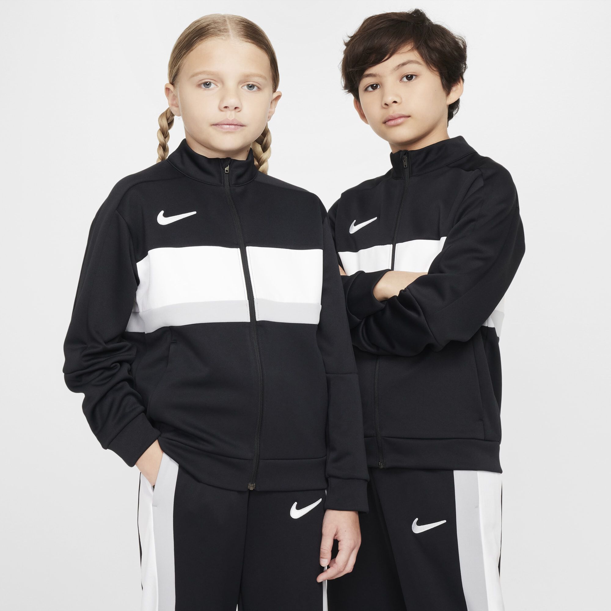 Nike Academy, Negro/Blanco/Gris Humo Claro/Blanco, hi-res