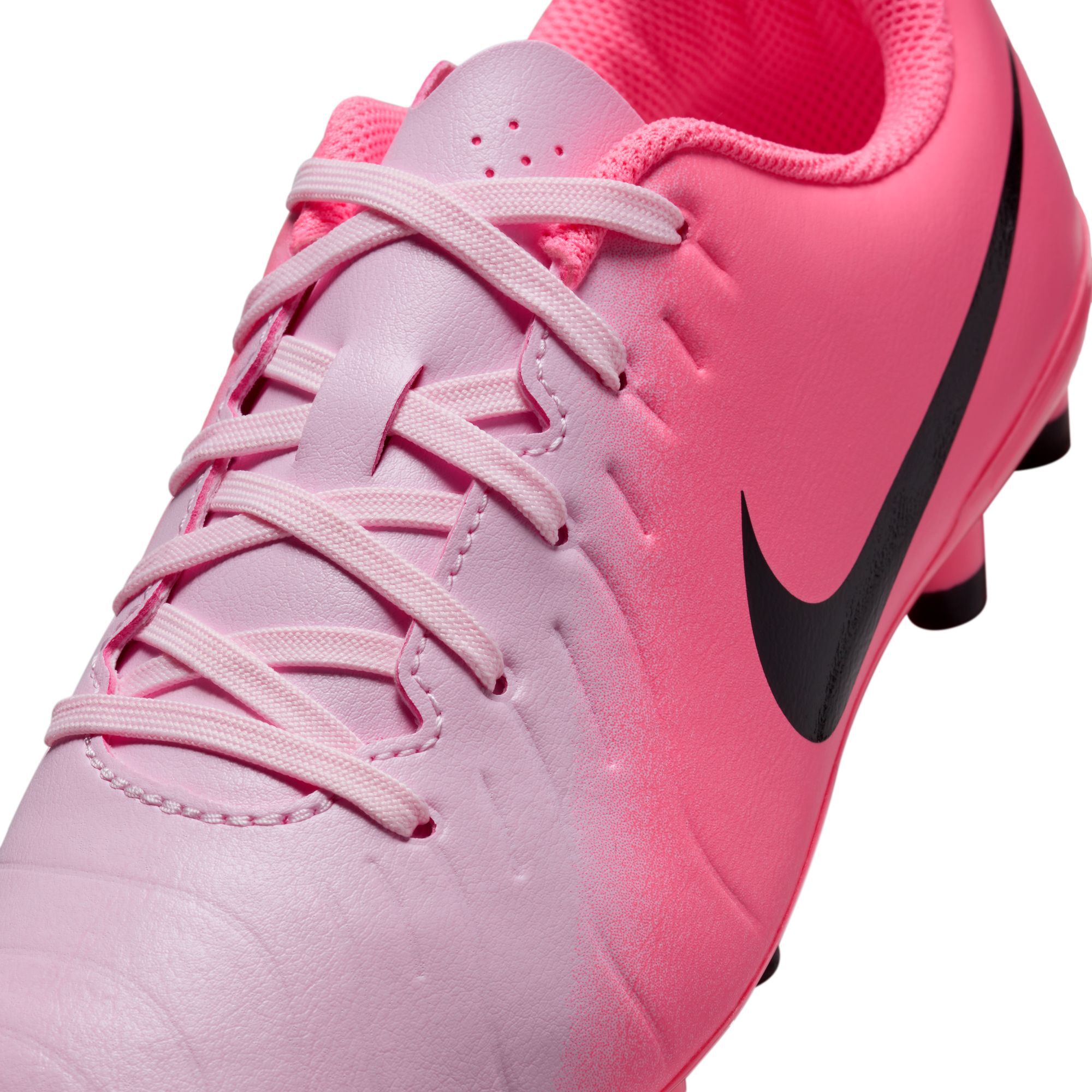 Nike Jr. Tiempo Legend 10 Club, Espuma Rosa/Negro, hi-res