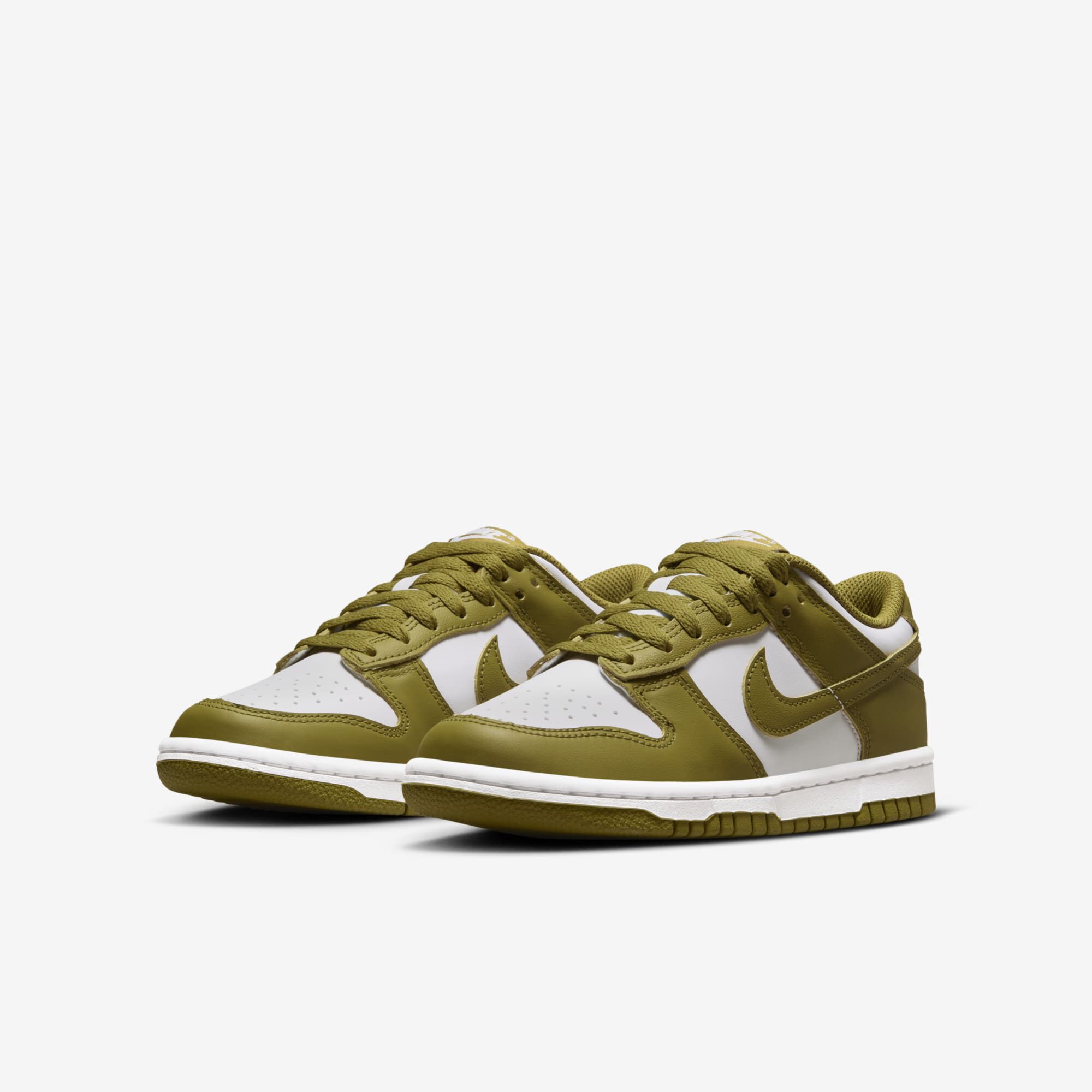 Nike Dunk Low, Blanco/Musgo Del Pacífico, hi-res