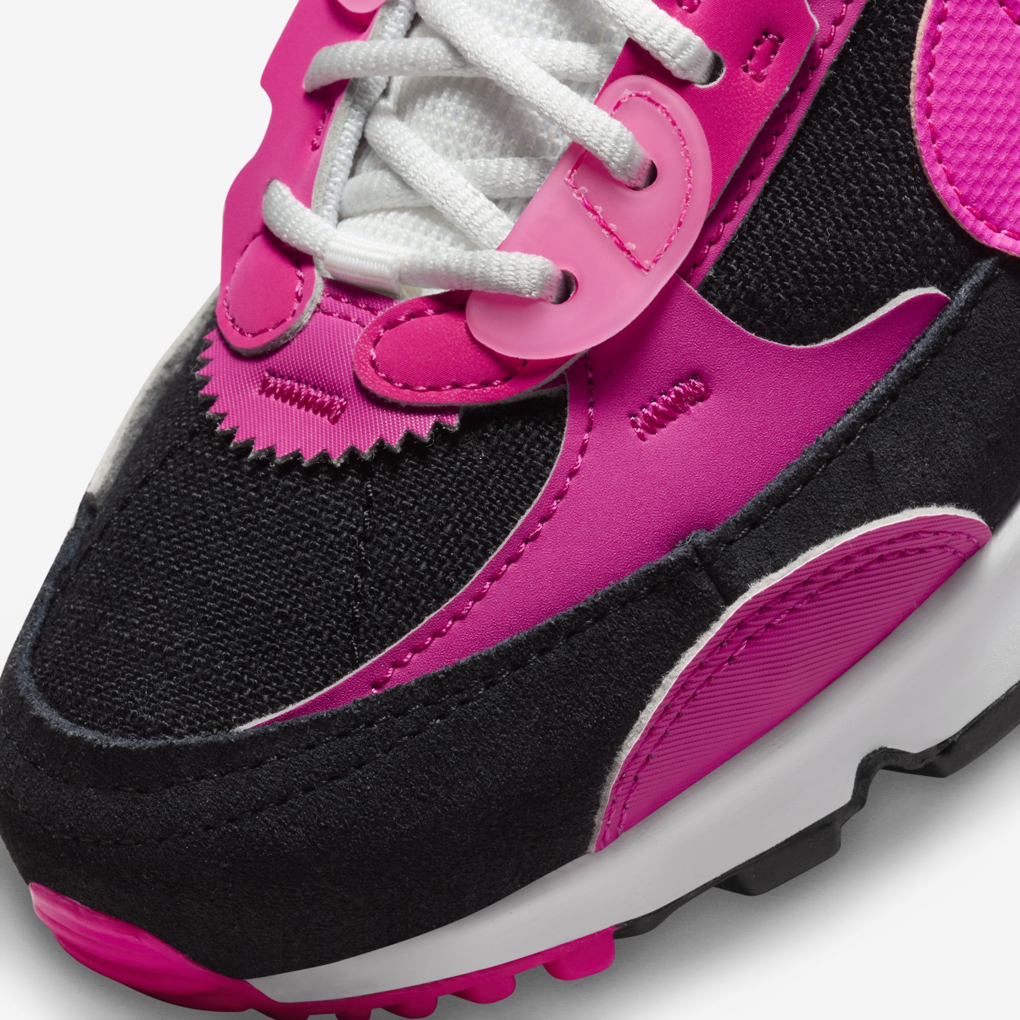 Nike Air Max 90 Futura, Blanco cumbre/Rojo espino/Negro/Rosa feroz, hi-res