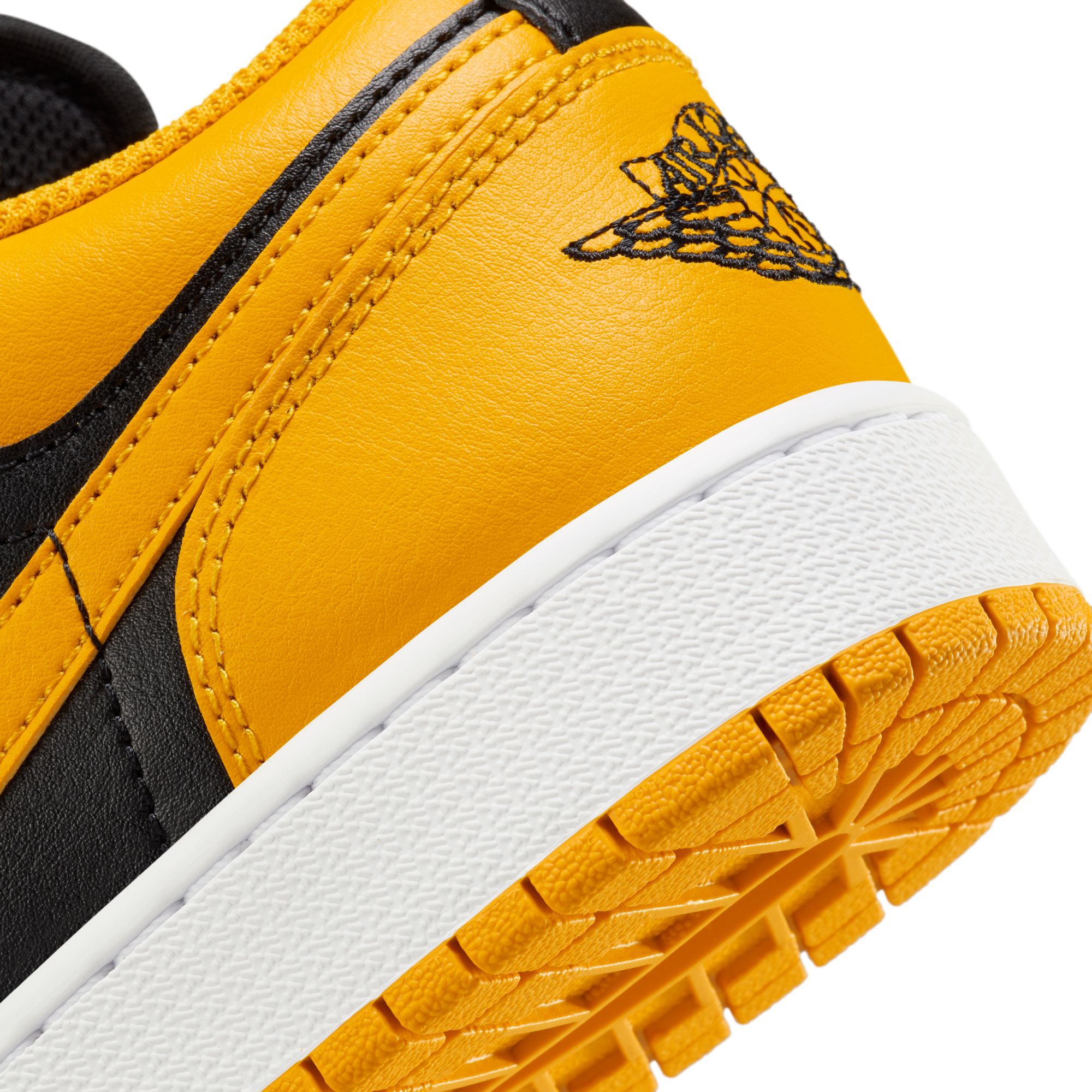 Air Jordan 1 Low, Negro/Blanco/Amarillo ocre, hi-res