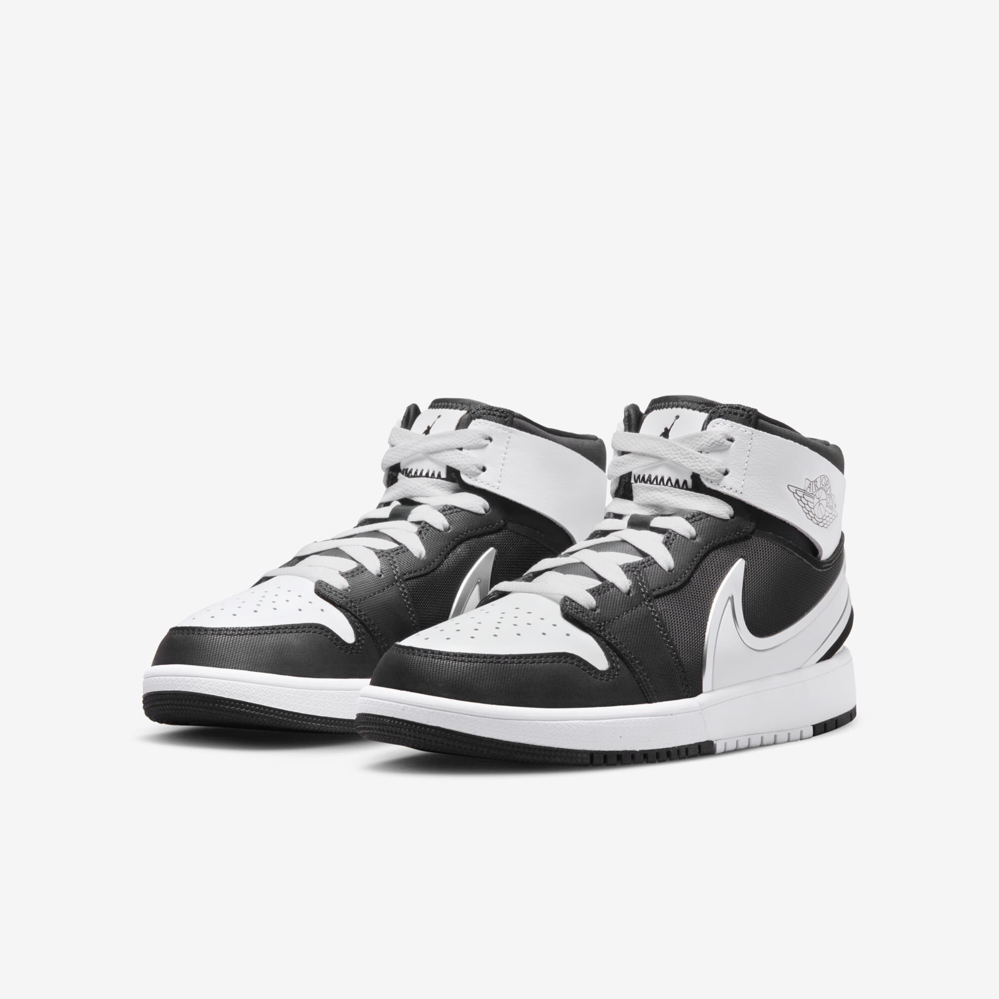 Jordan 1 Mid RM EasyOn, Negro/Blanco, hi-res