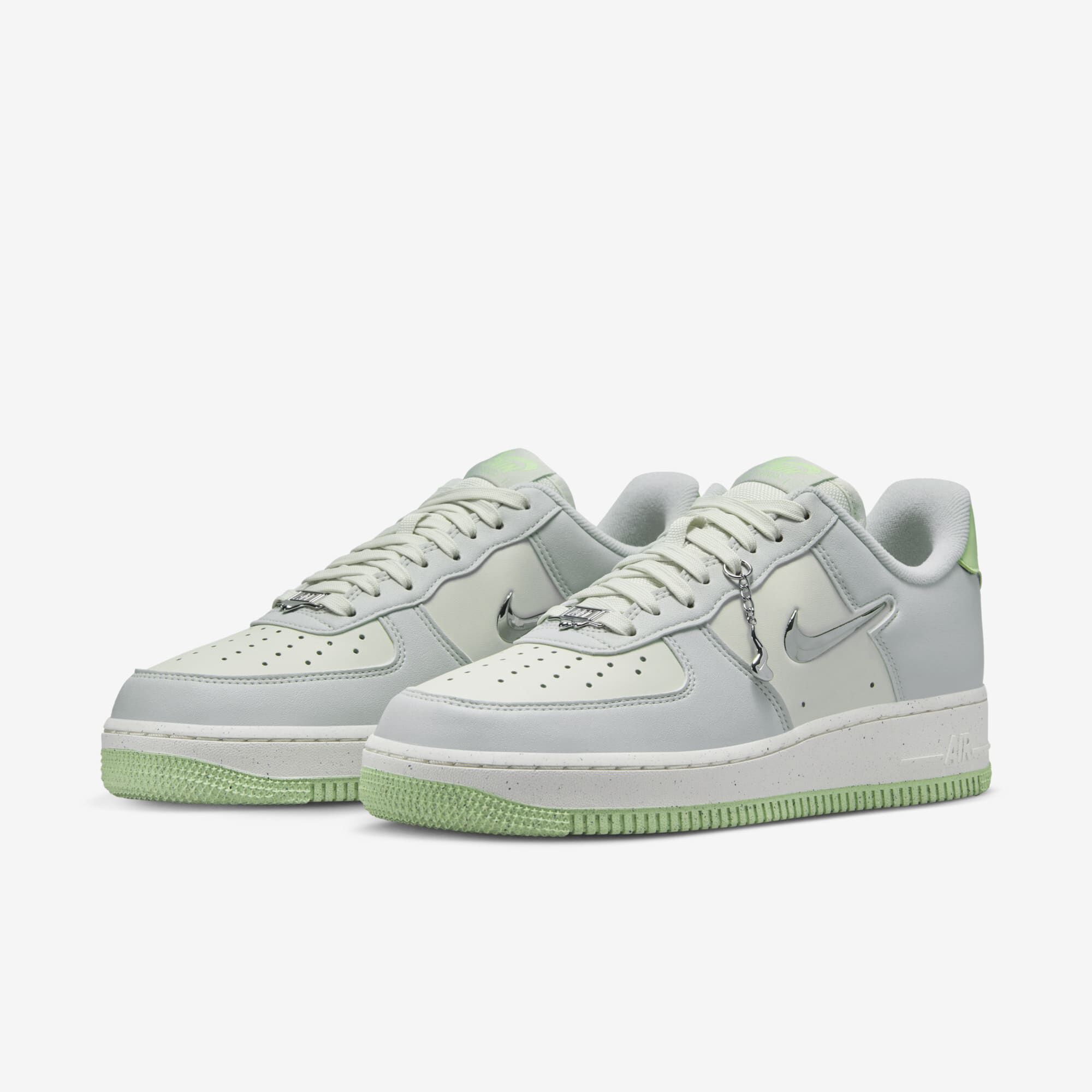 Nike Air Force 1 '07 Next Nature SE, Vidrio Mar/Plata Claro/Vela/Vapor Verde, hi-res