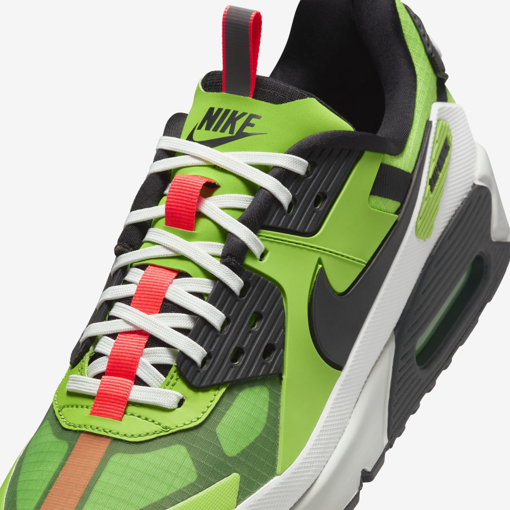 Nike Air Max 90 Drift, Verde Acción/Blanco Cumbre/Carmesí Brillante/Negro, hi-res