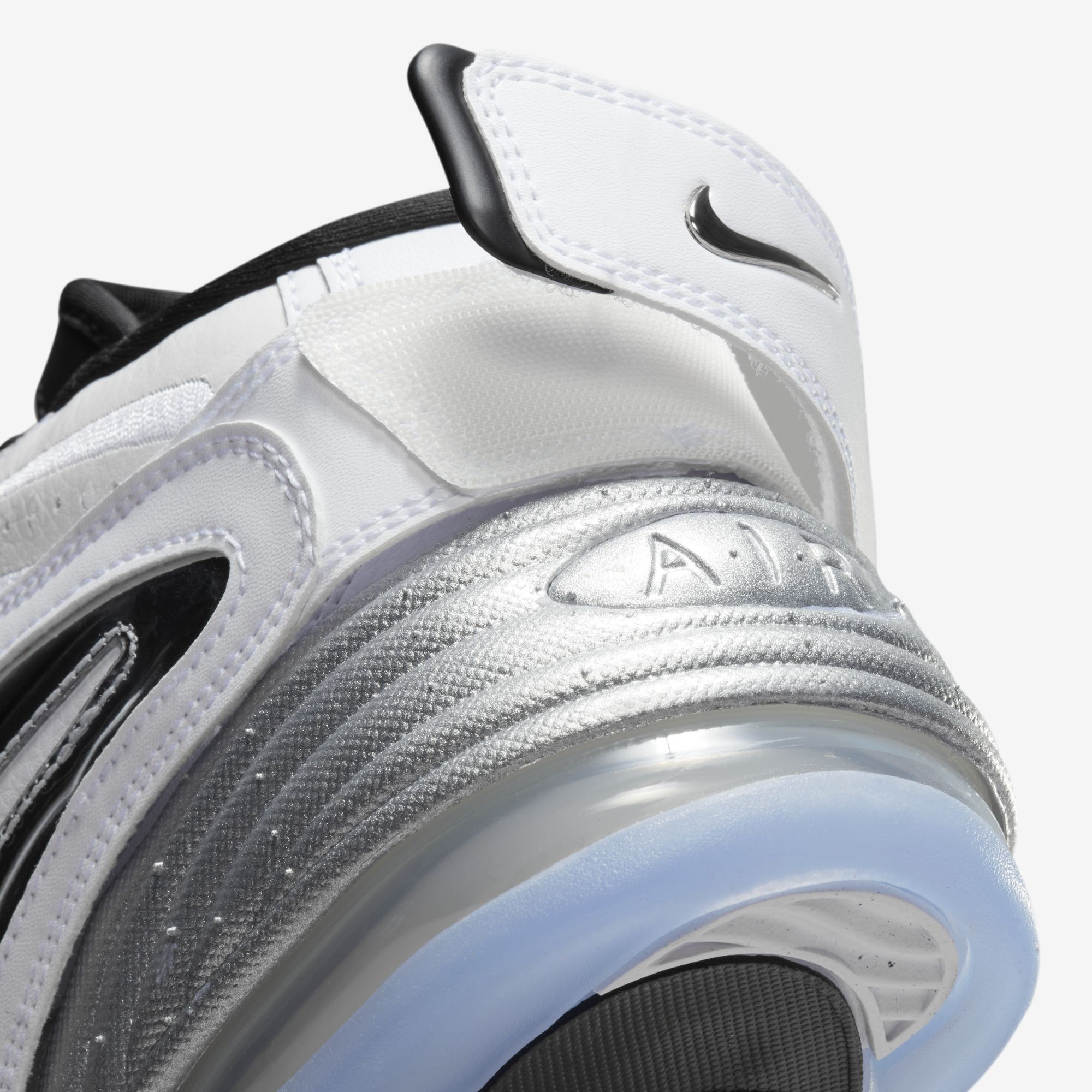 Nike Air Adjust Force 2023, Blanco/Negro/Transparente/Plata metalizado, hi-res