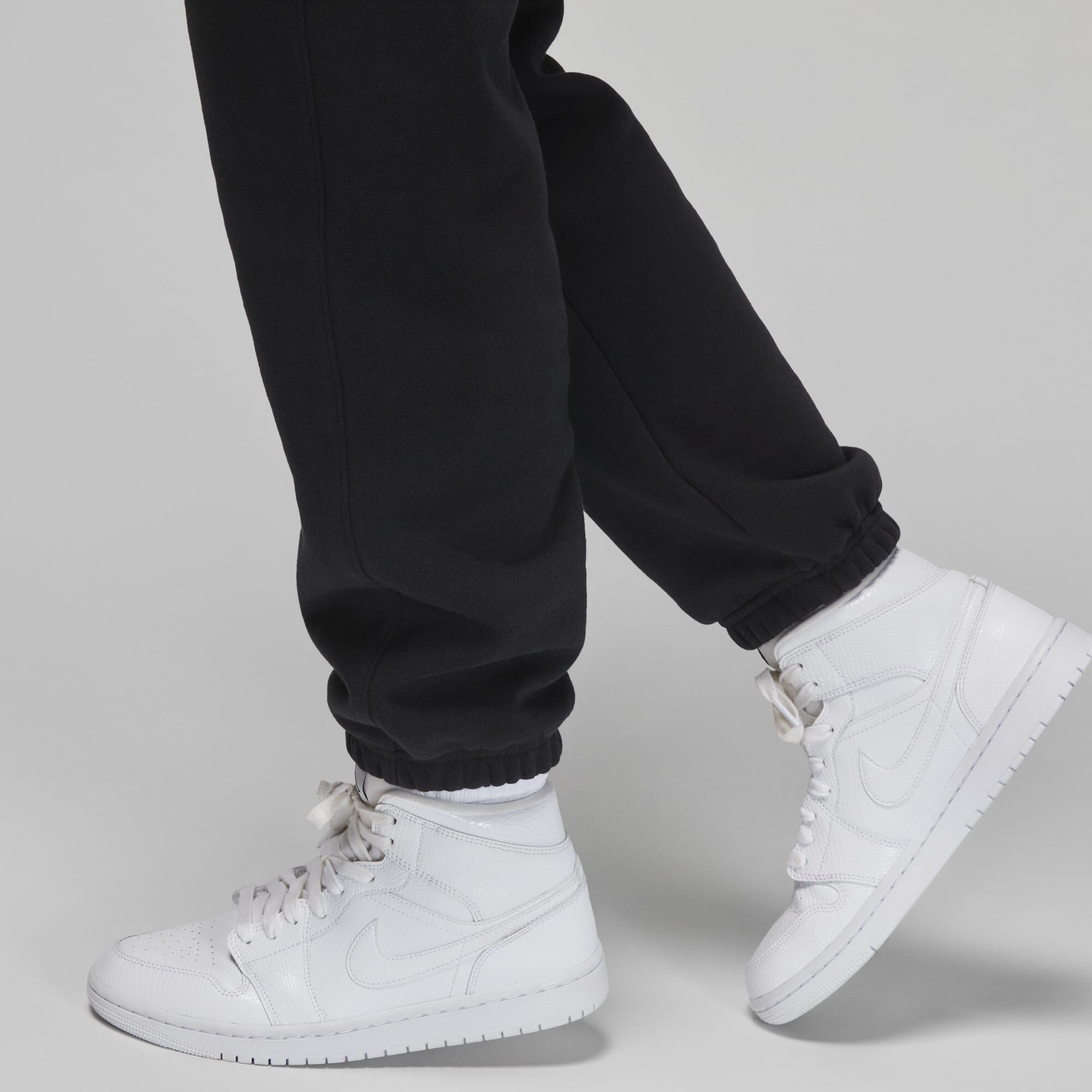 Jordan Brooklyn Fleece, Negro/Blanco, hi-res