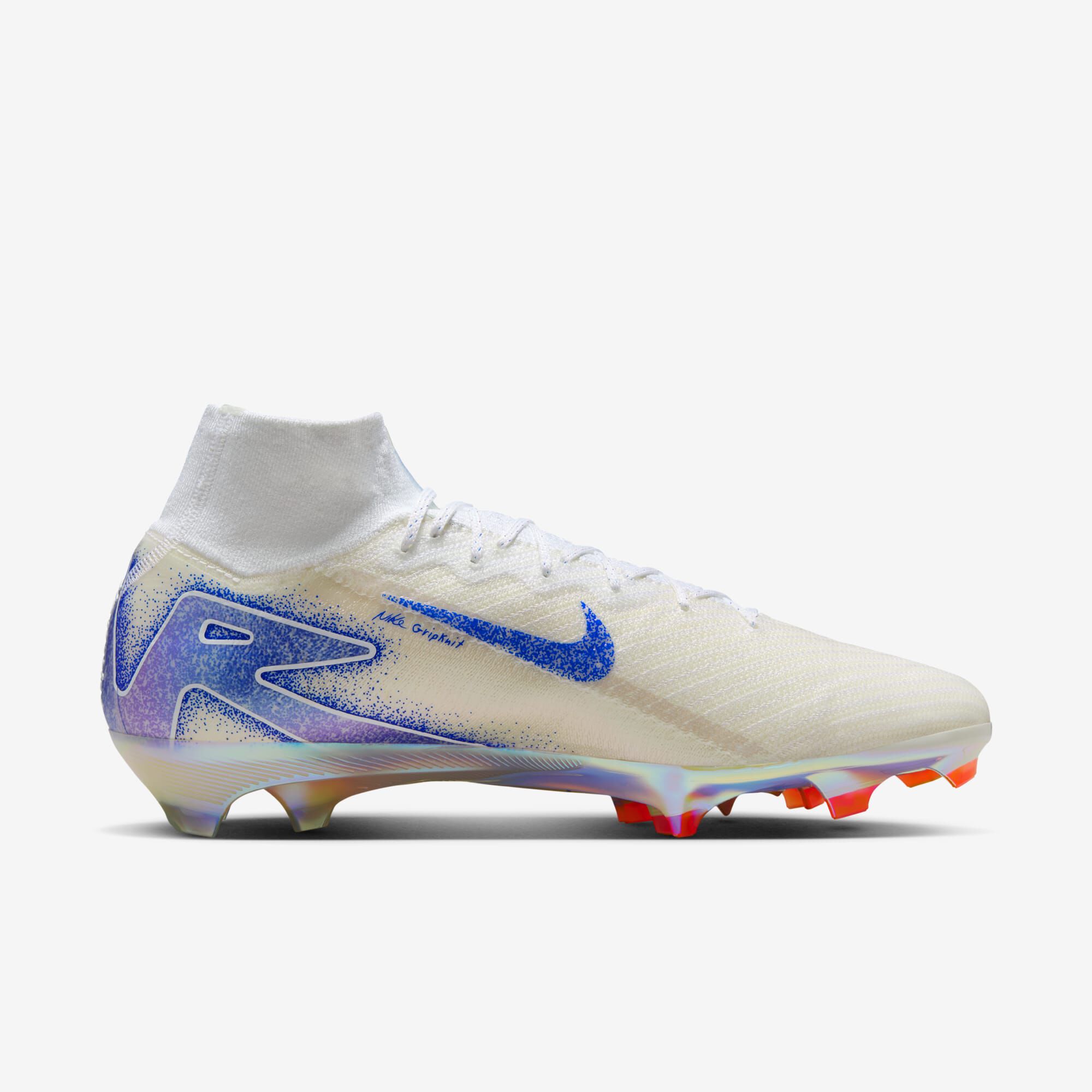 Nike Mercurial Superfly 10 Elite Blueprint, Blanco/Azul carrera, hi-res