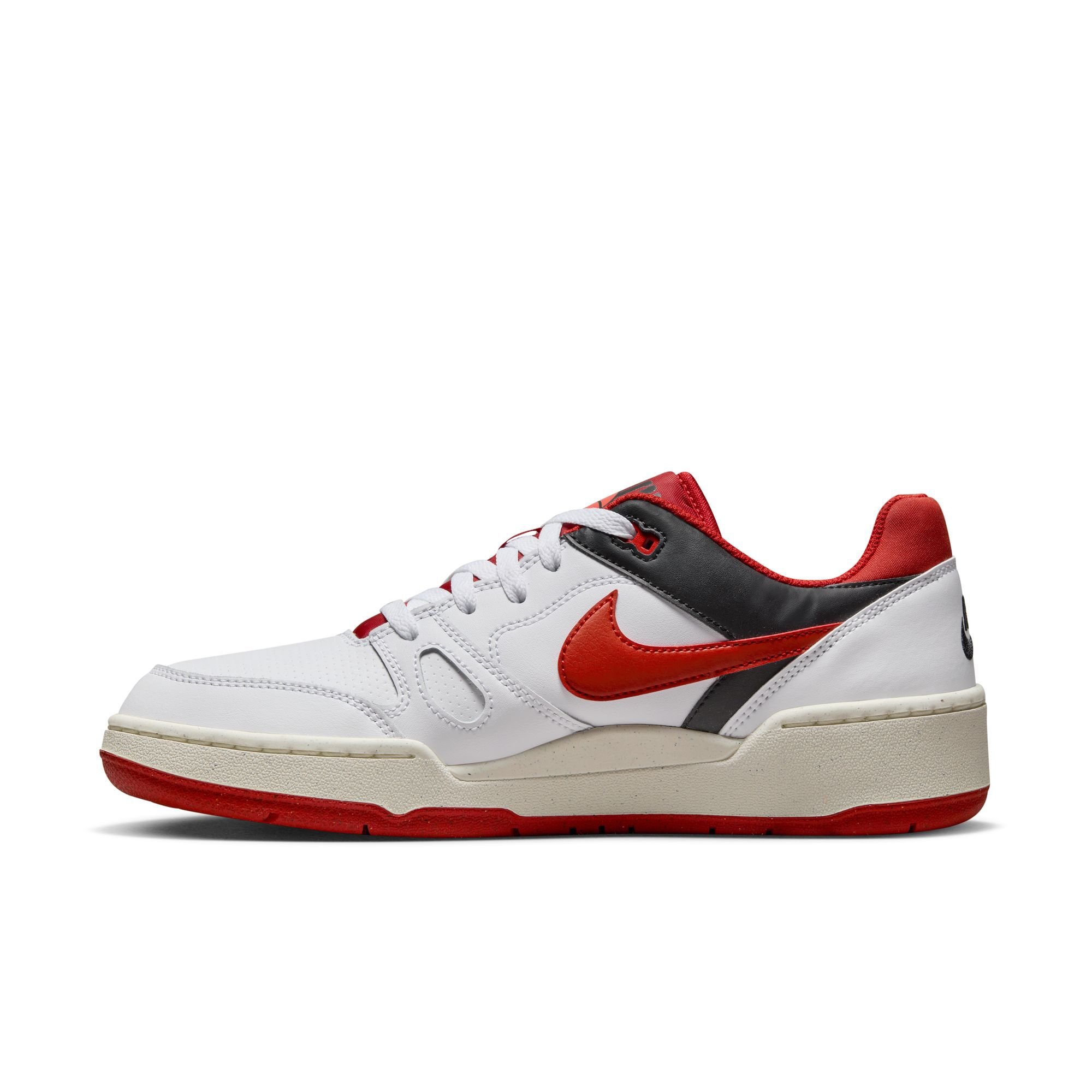 Nike Full Force Low, Blanco/Negro/Vela/Rojo místico, hi-res