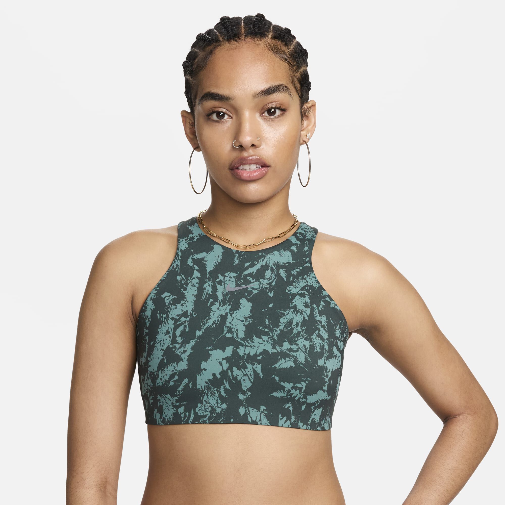 Nike One Strappy Back, Verde Vintage/Verde Vintage/Jcg, hi-res