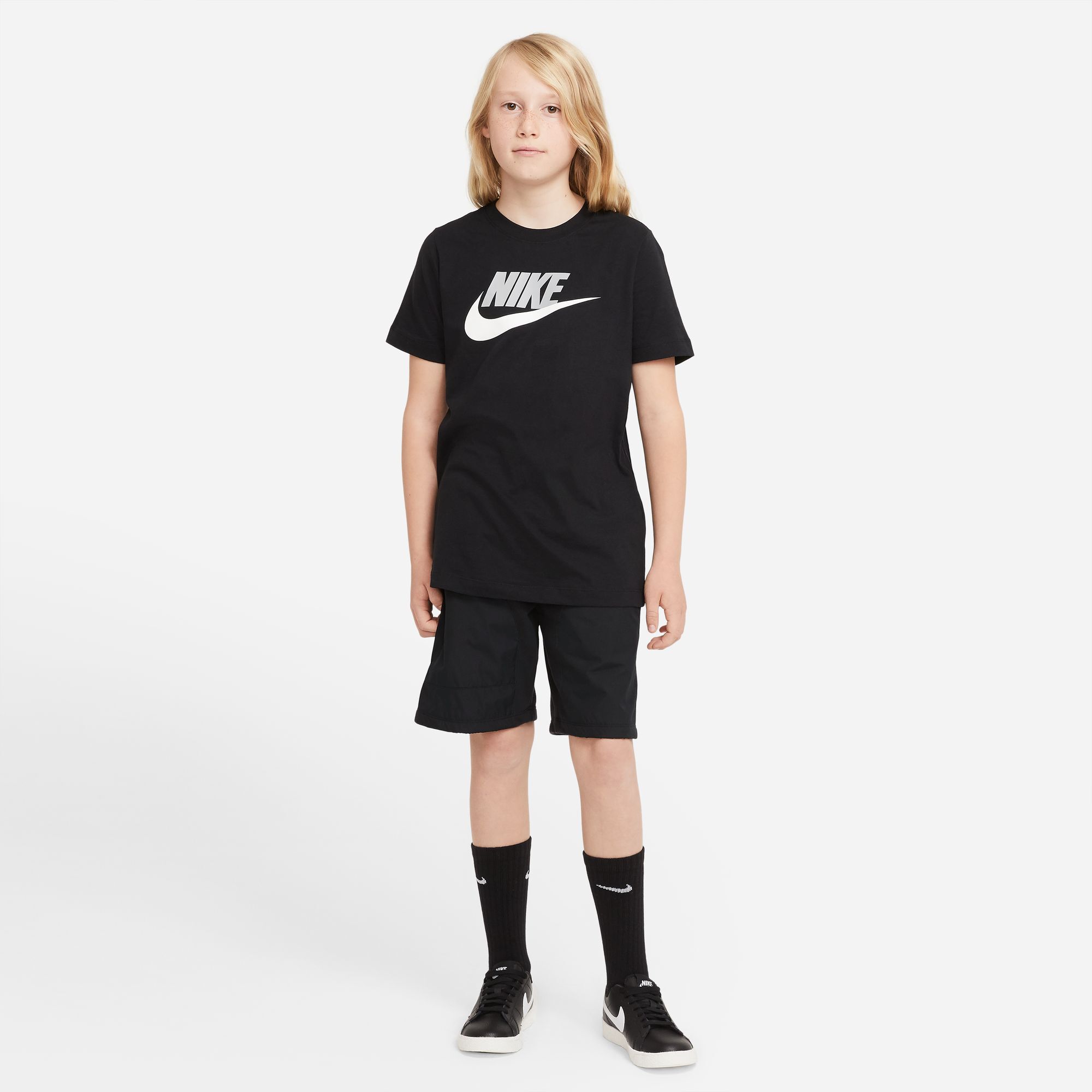 Nike Sportswear, Negro/Gris Humo Claro/Blanco, hi-res