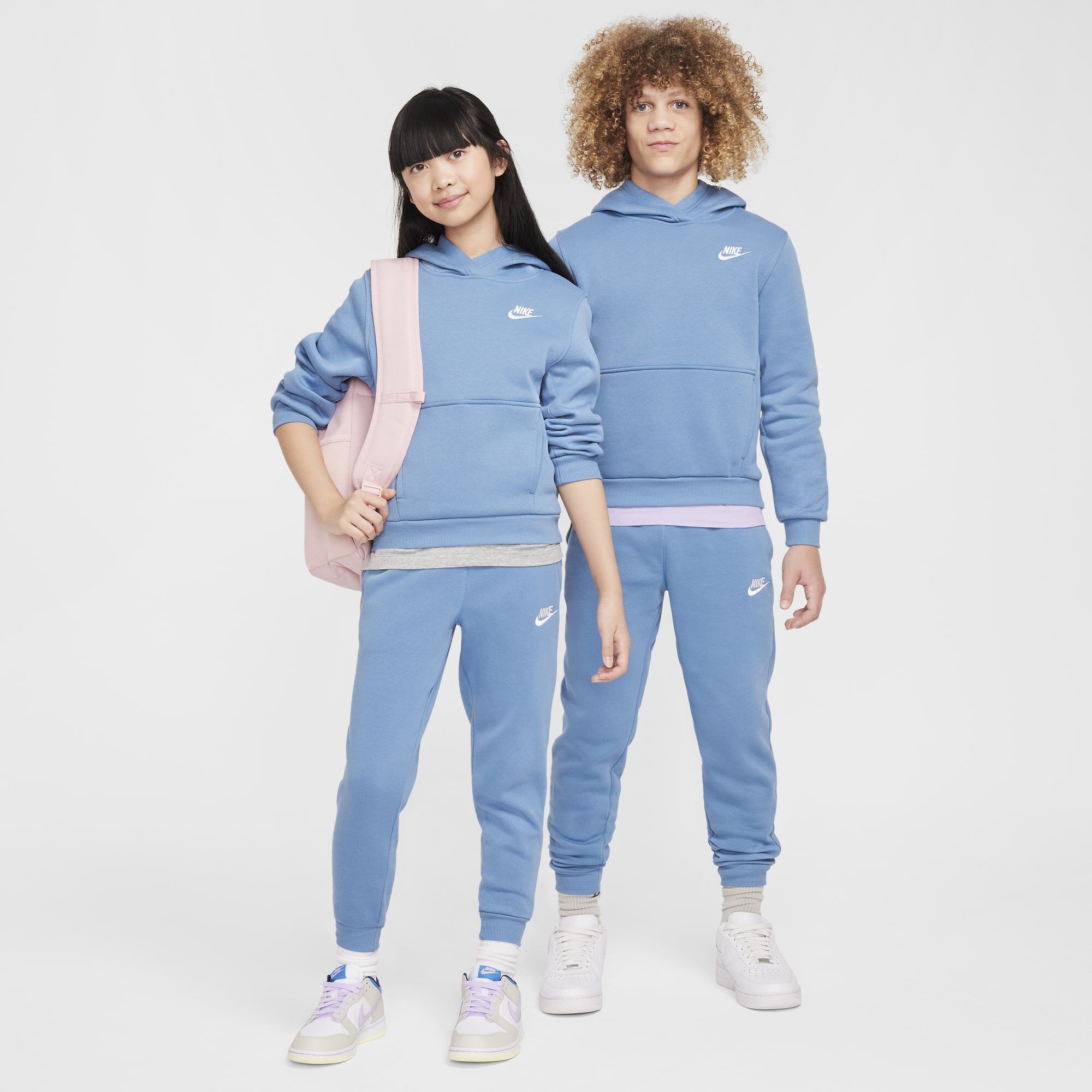 Nike Sportswear Club Fleece, Tormenta Del Egeo/Blanco, hi-res