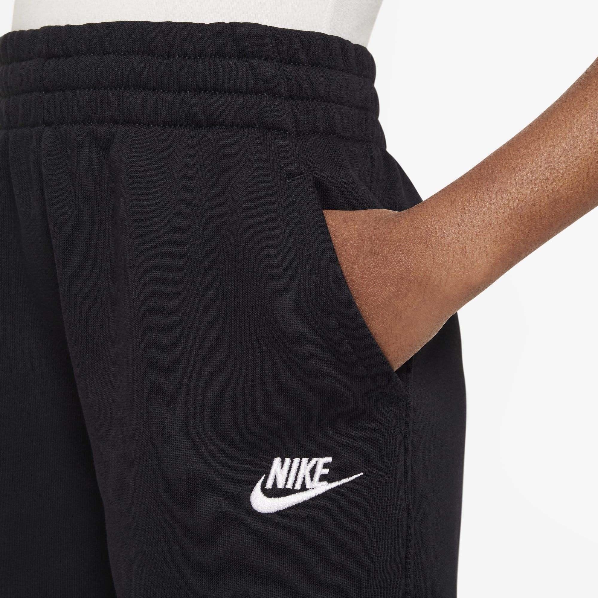 Nike Sportswear Club Fleece, Negro/Blanco, hi-res