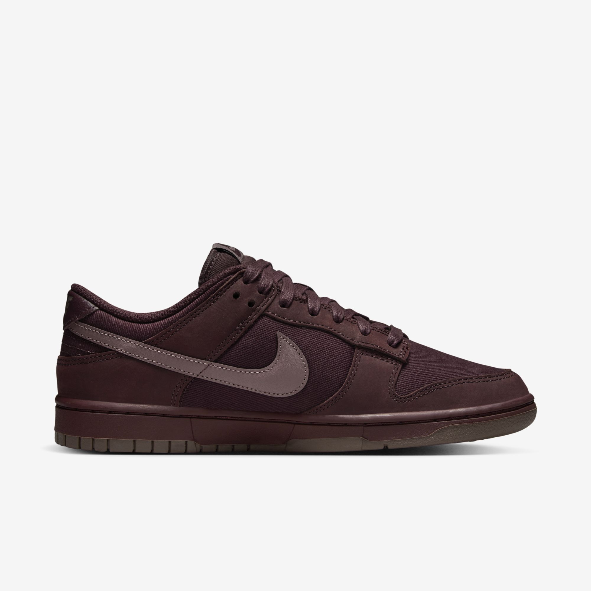 Nike Dunk Low Retro Premium, Aplastamiento Burdeos/Eclipse de Ciruela, hi-res