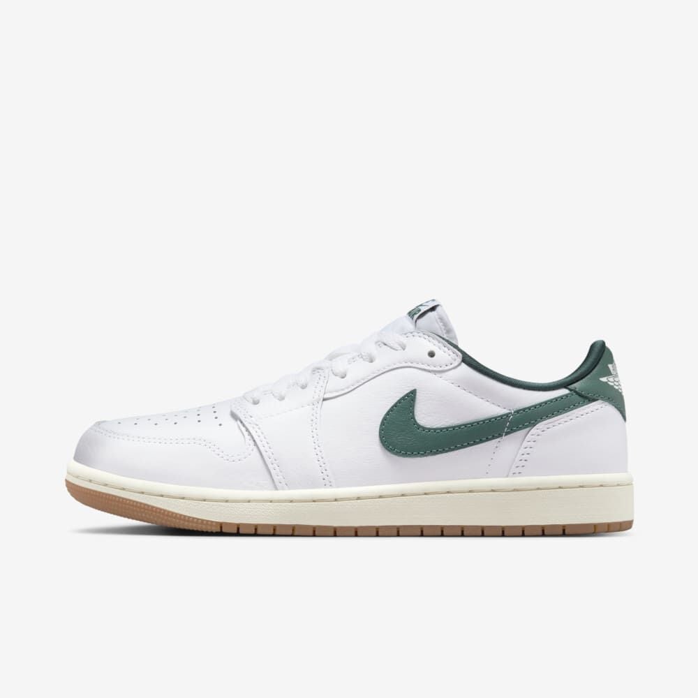 Air Jordan 1 Low OG, Blanco/Vela/Verde Oxidado, hi-res