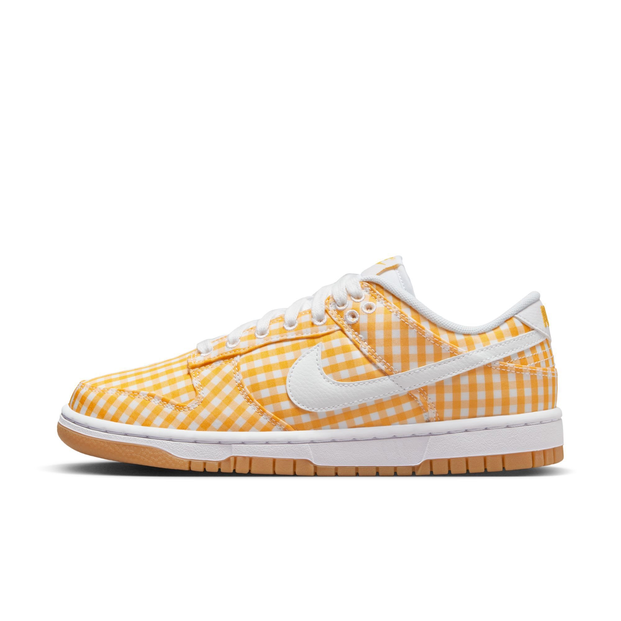 Nike Dunk Low, Sulfuro vivo/Marrón claro goma/Blanco, hi-res