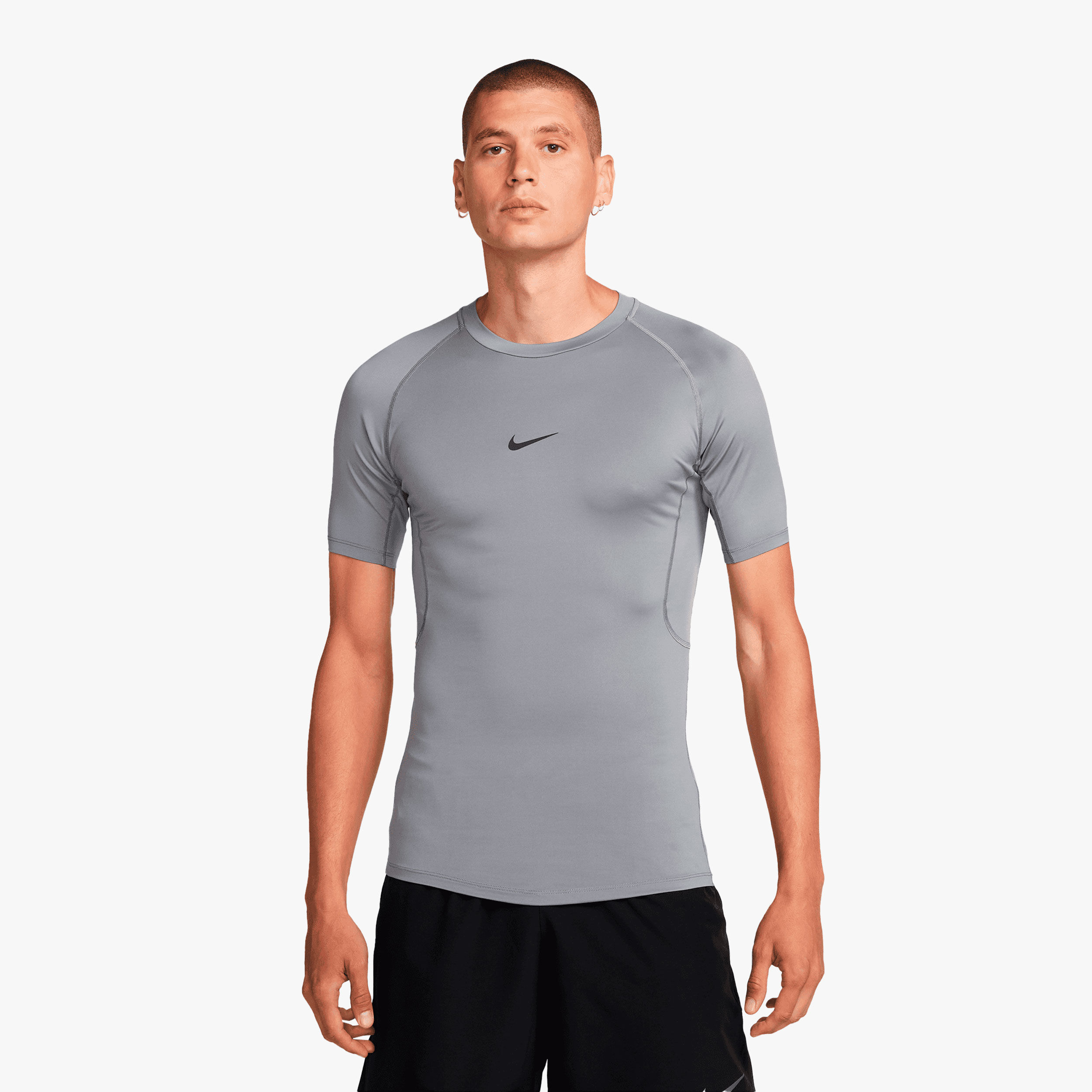 Nike Pro, Gris Humo/Negro, hi-res