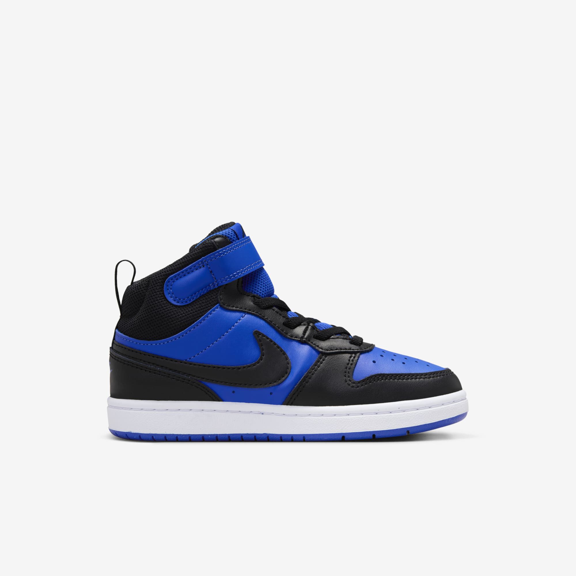 Nike Court Borough Mid 2, Game Royal/Negro-Blanco, hi-res