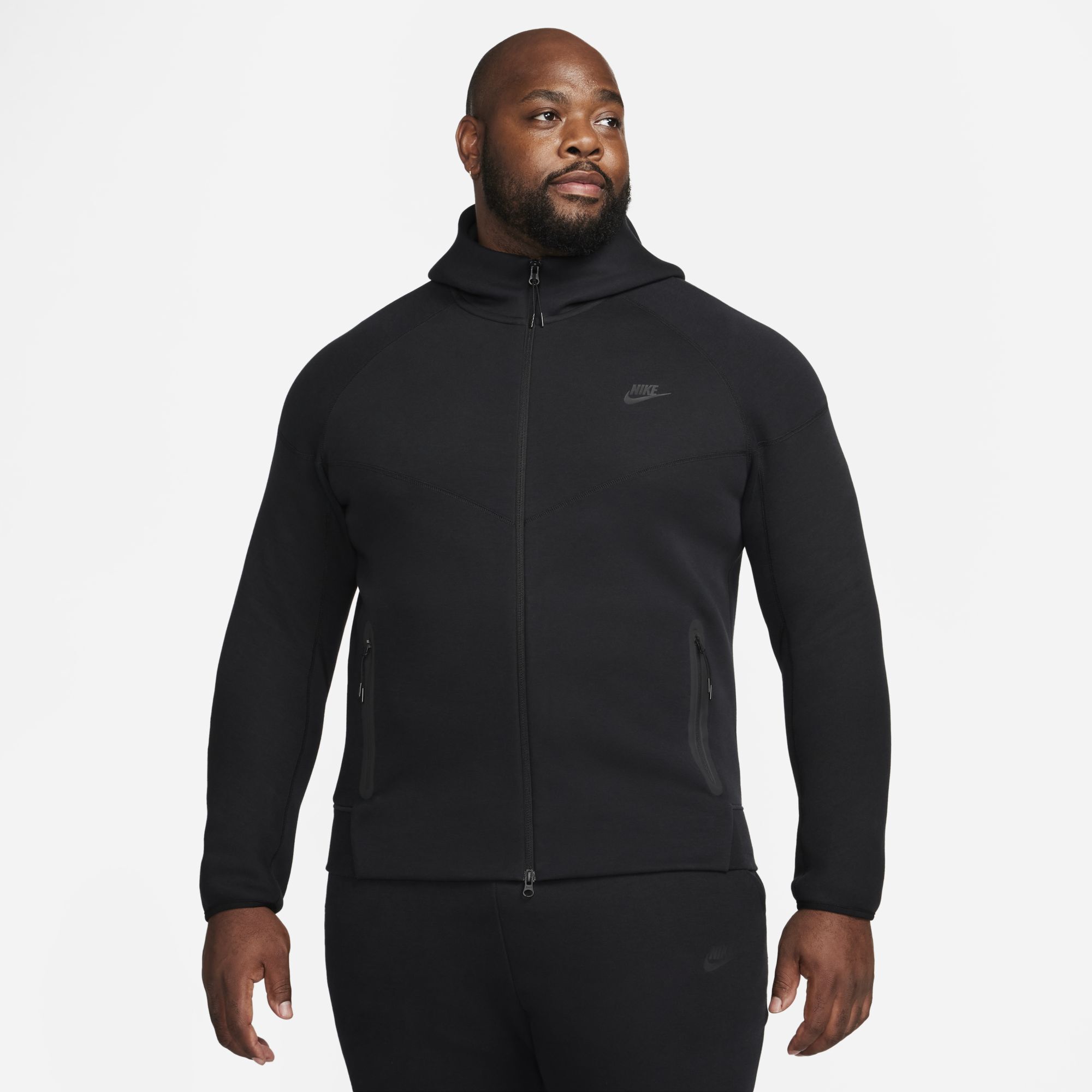 Nike Sportswear Tech Fleece Windrunner, Negro/Negro, hi-res
