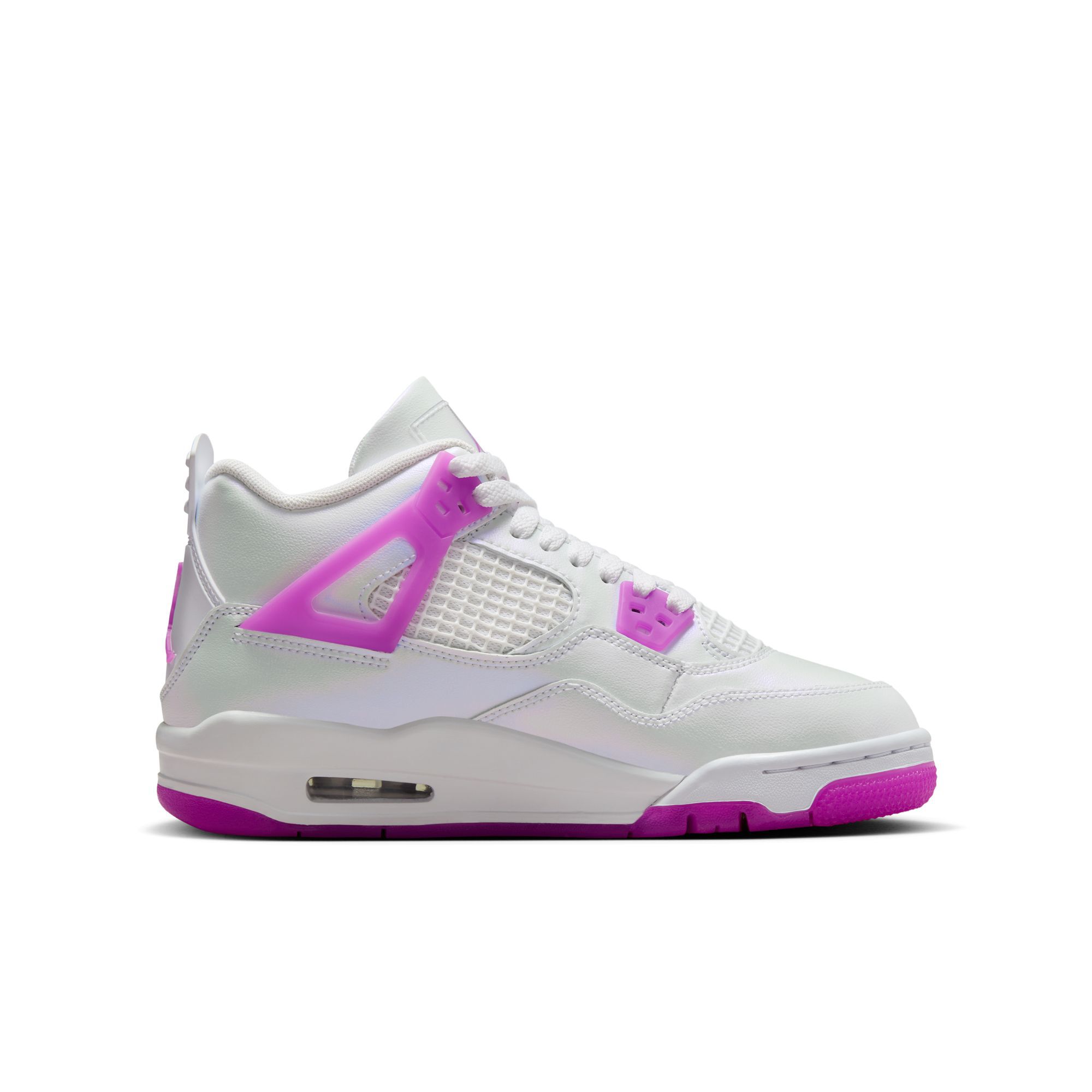 Air Jordan 4 Retro, Blanco/Hiper Violeta, hi-res