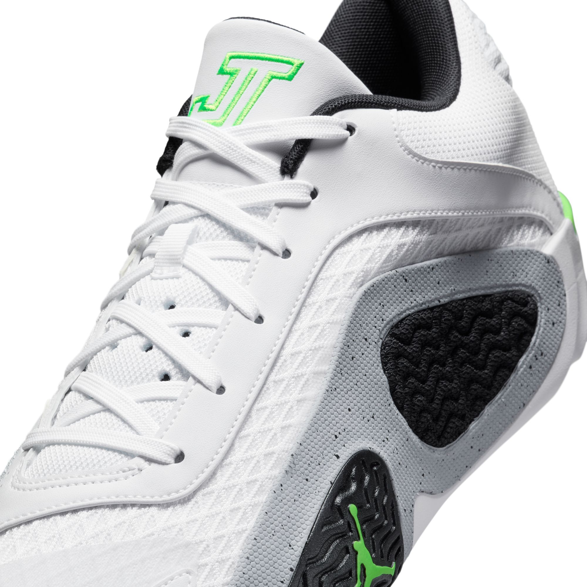 Tatum 2 "Legacy", Blanco/Verde Eléctrico-Negro-Gris Lobo, hi-res