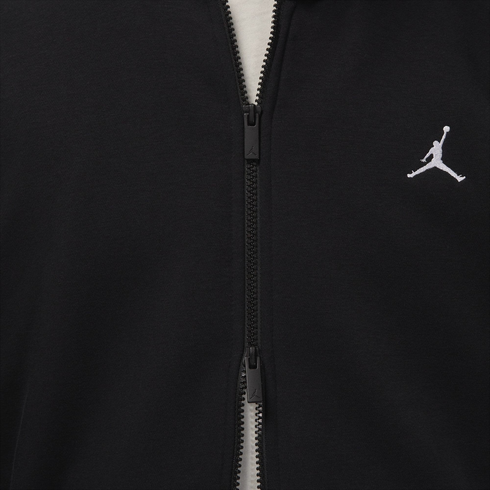 Jordan Brooklyn Fleece, Negro/Blanco, hi-res