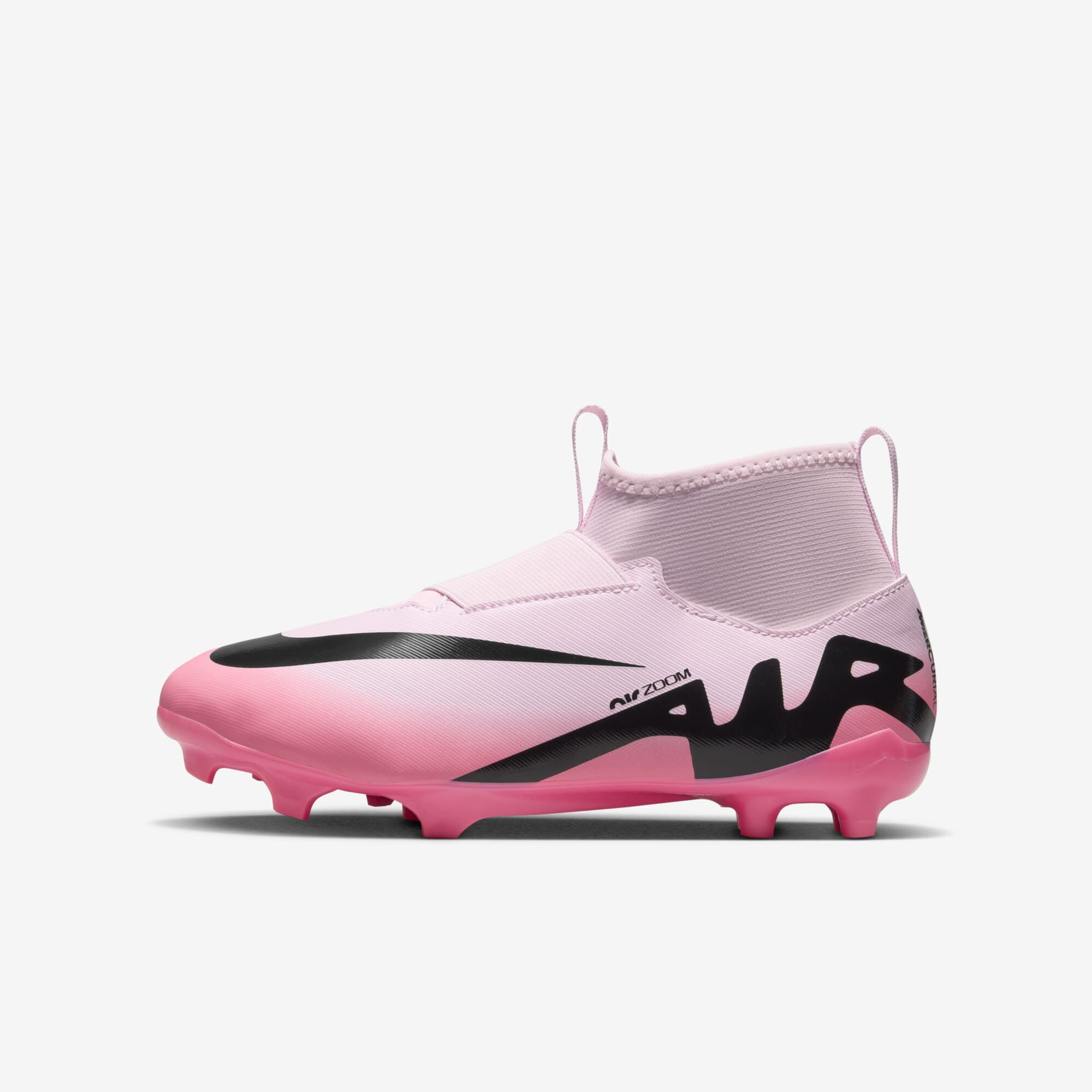 Nike Jr. Mercurial Superfly 9 Academy, Espuma Rosa /Negro, hi-res