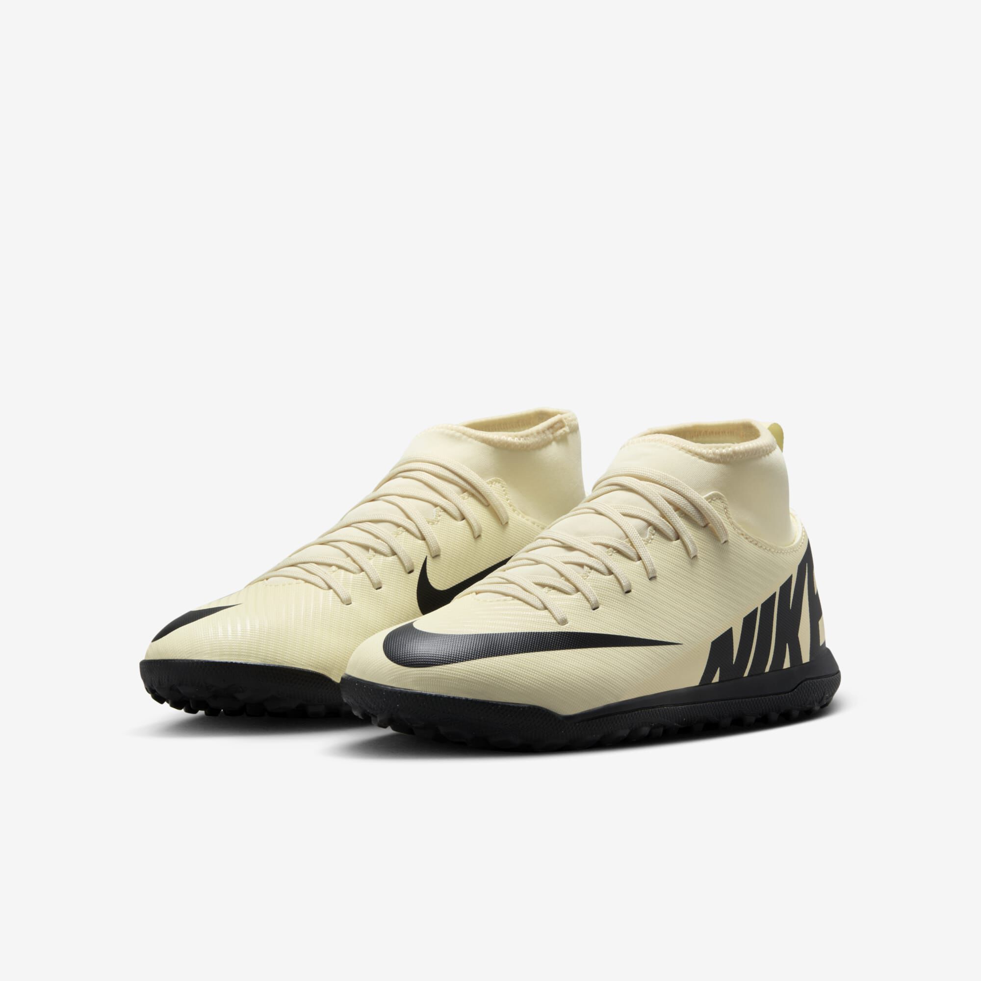 Nike Jr. Mercurial Superfly 9 Club, Lemonade/Negro, hi-res