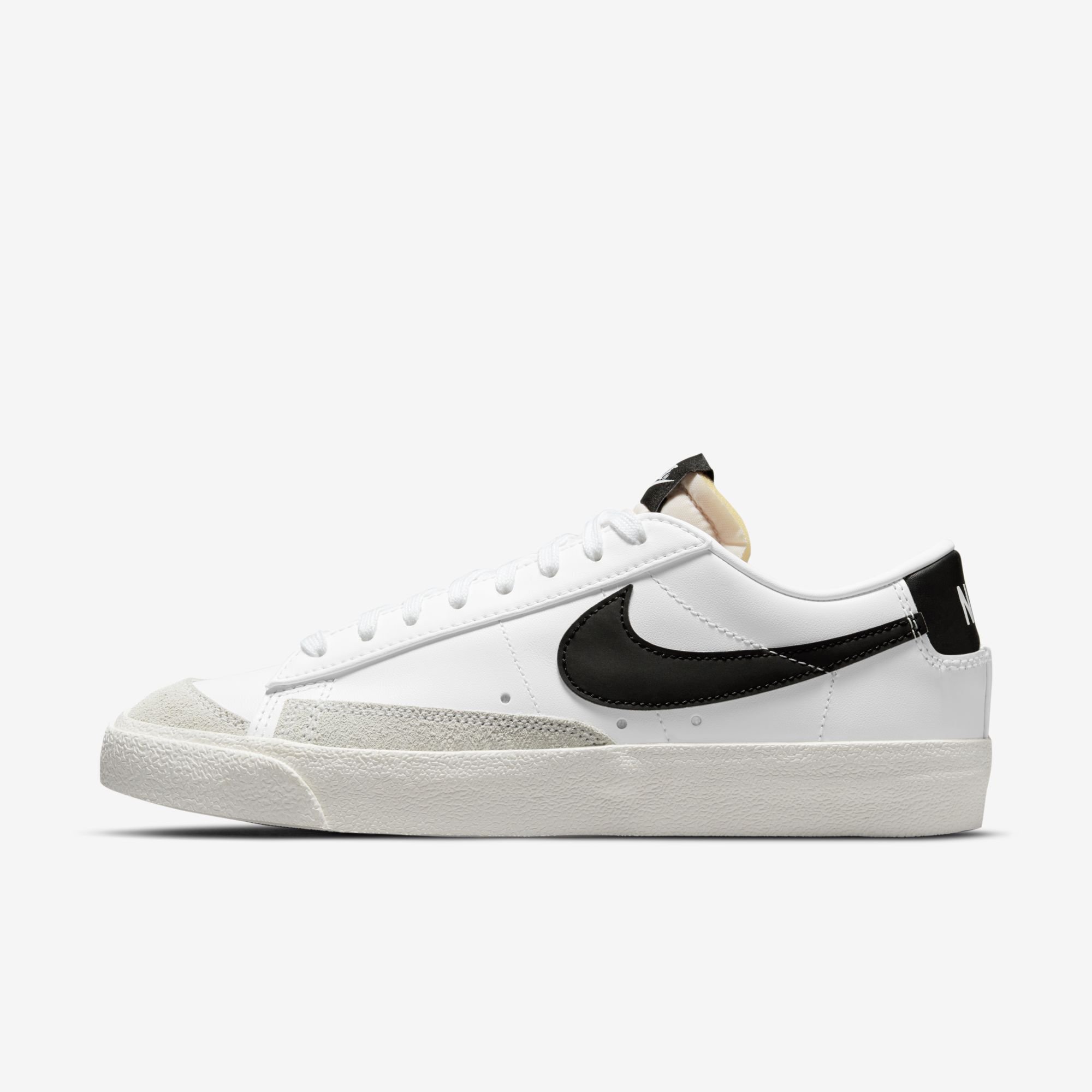 Nike Blazer Low '77, Blanco/Negro-Vela-Blanco, hi-res