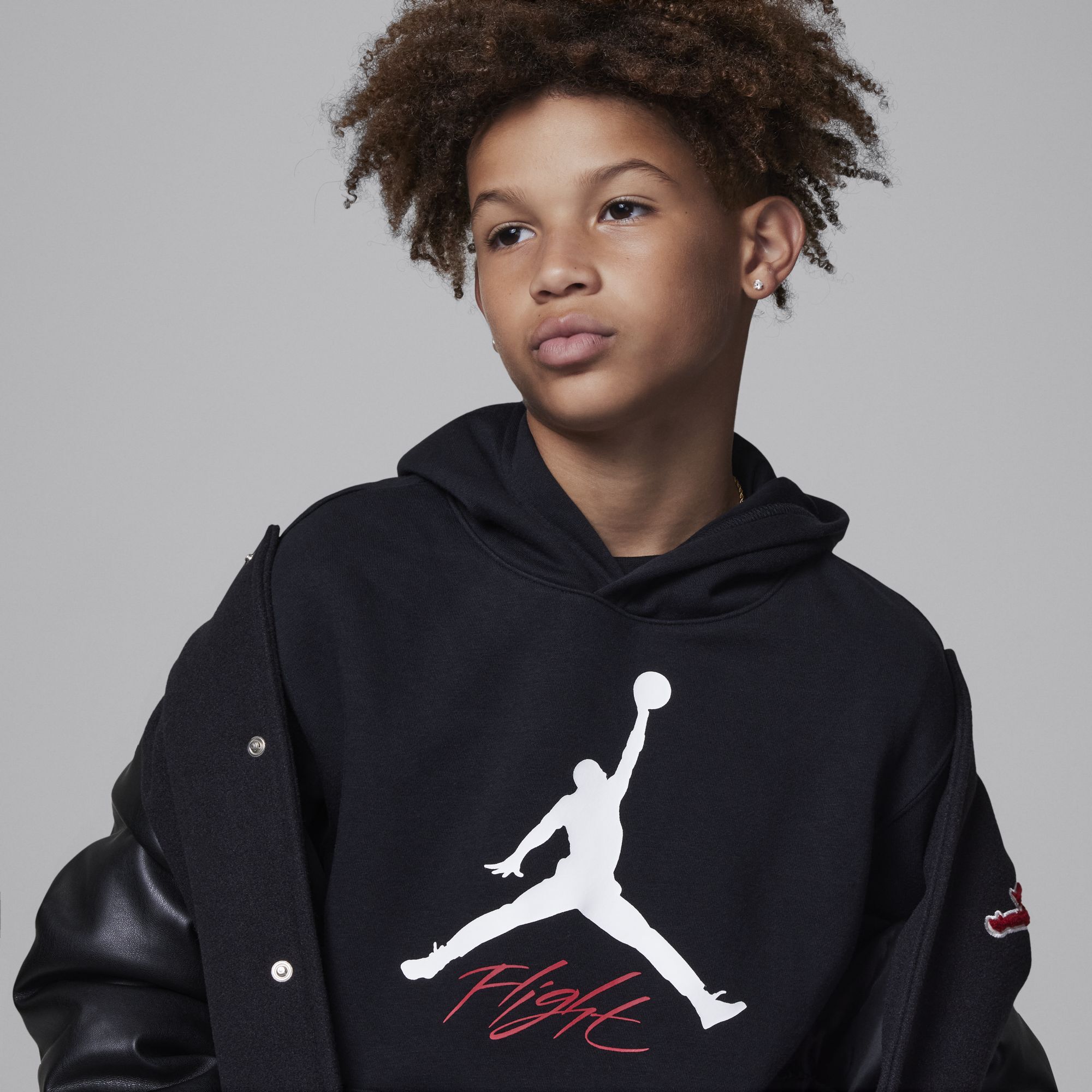 Jordan MJ Baseline Pullover, Negro, hi-res