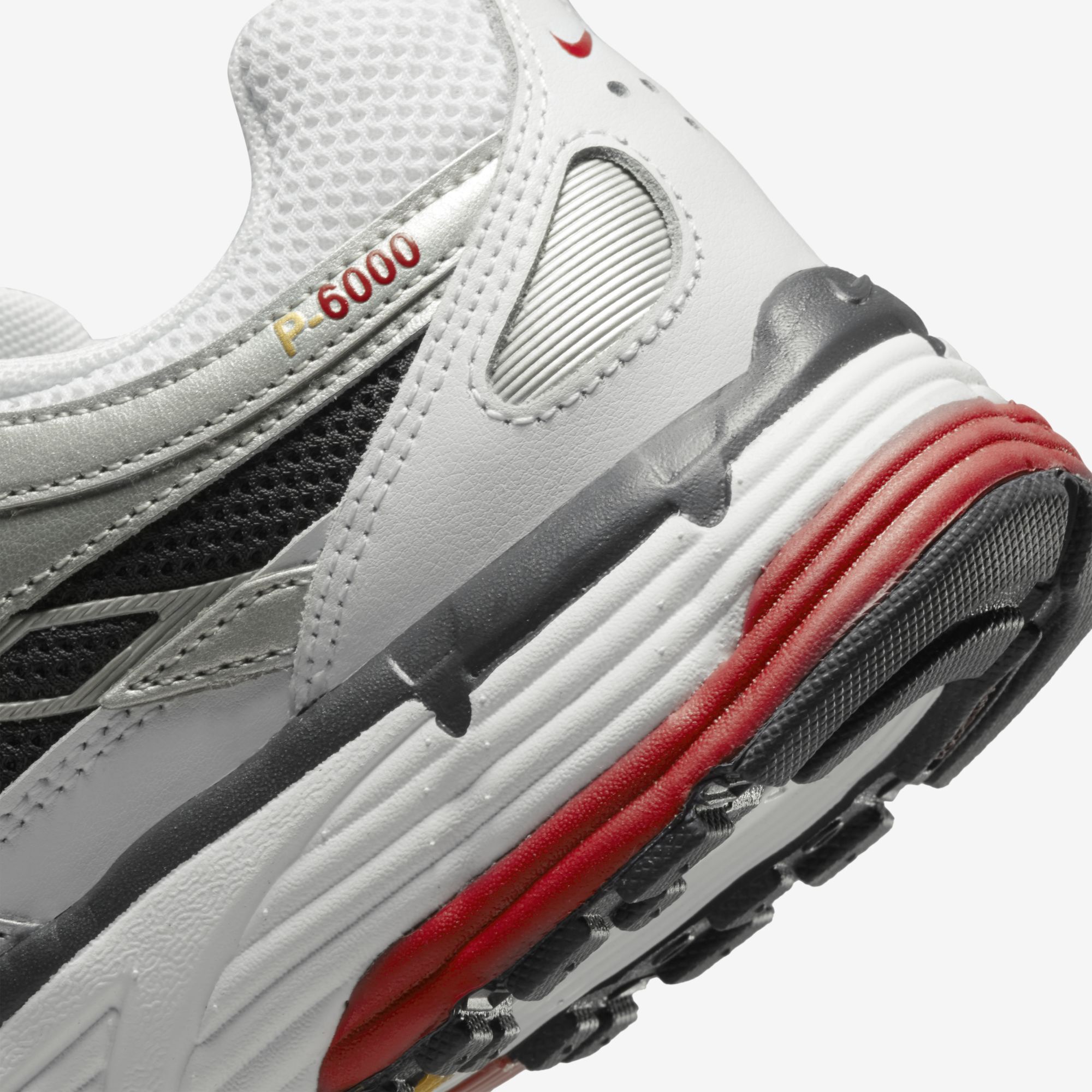 Nike P6000, Blanco/Rojo Varsity-Mtlc Platino, hi-res