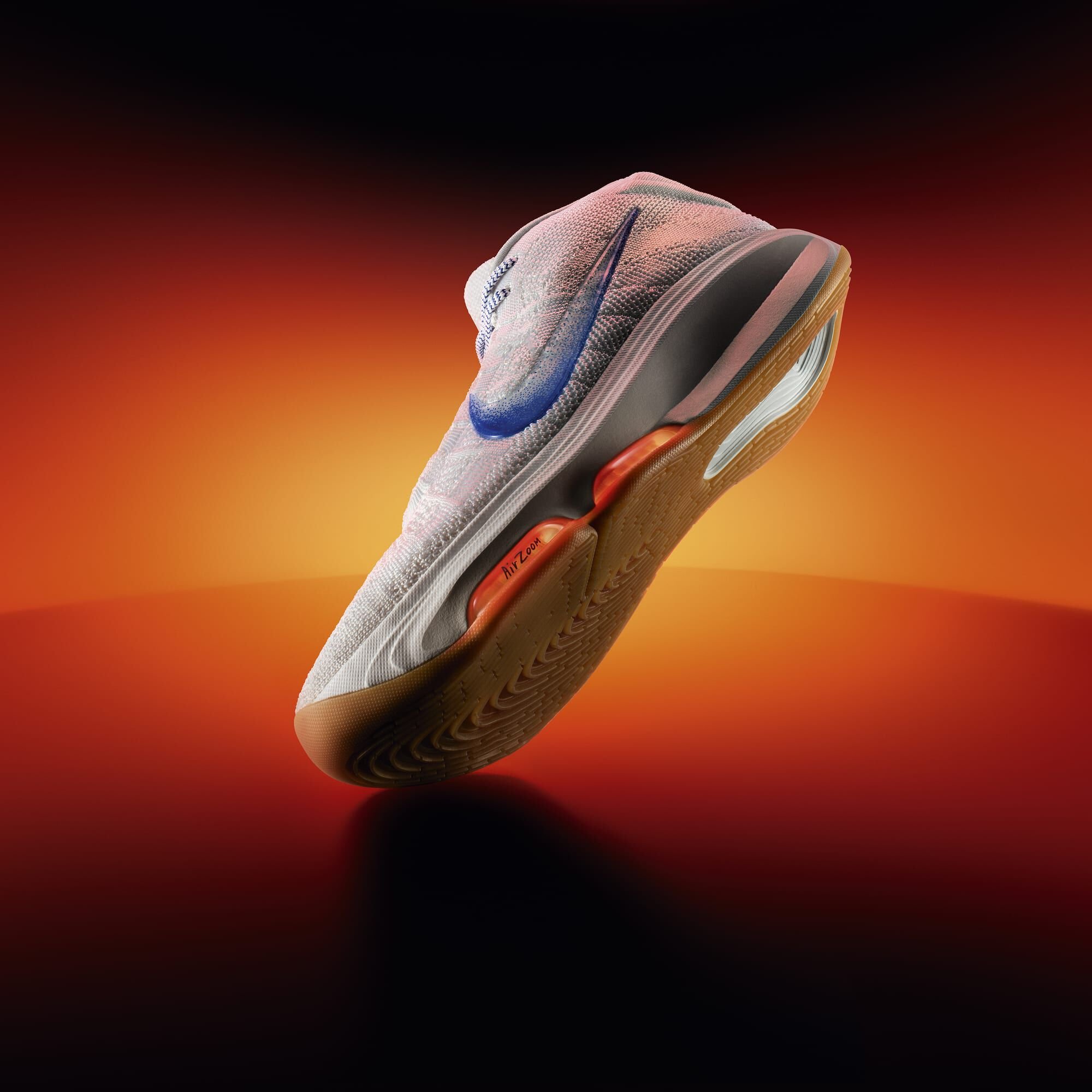 Nike G.T. Hustle 3 Blueprint, Blanco/Fantasma/Naranja total/Azul carrera, hi-res