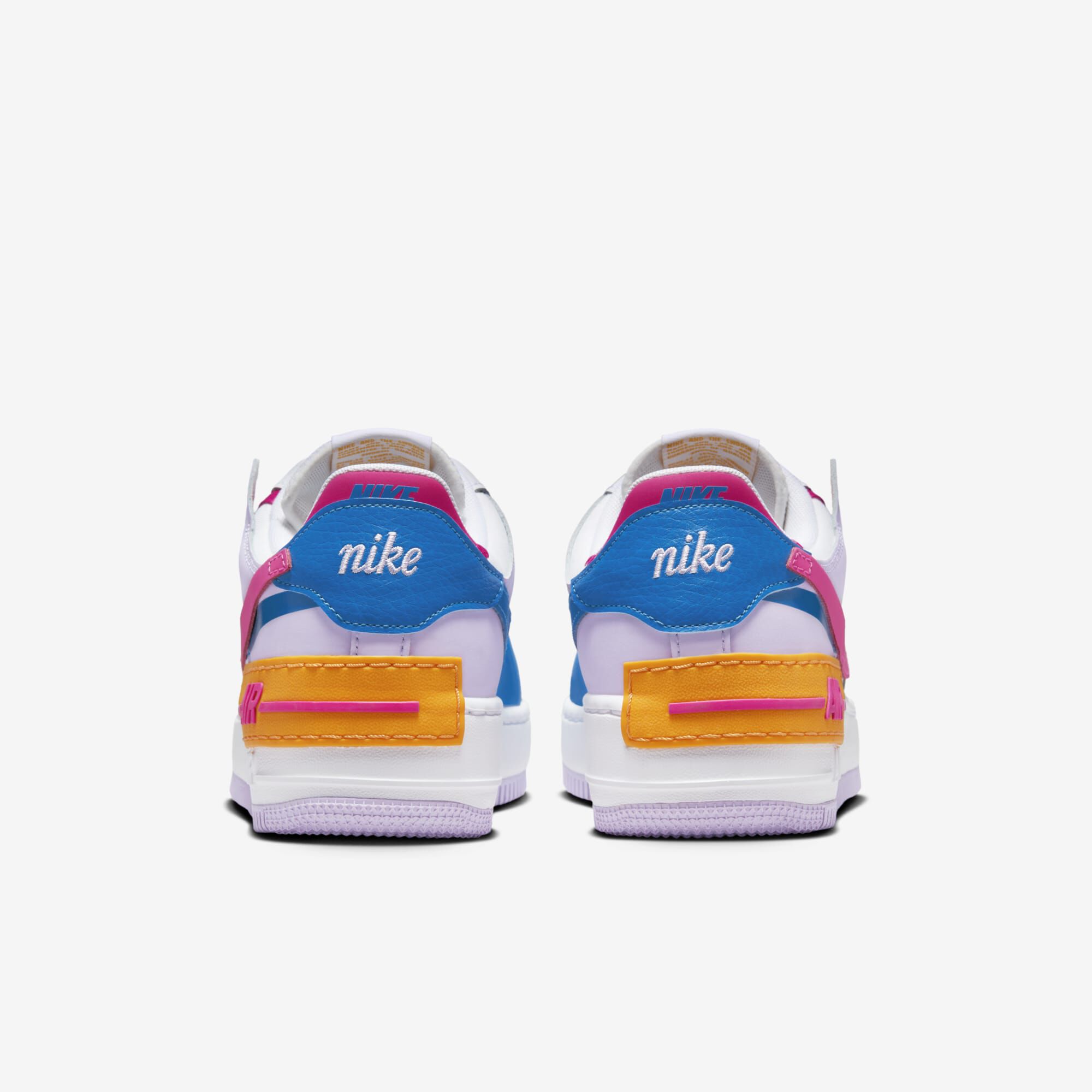 Nike Air Force 1 Shadow, Blanco/Rosa Alquimia-Azul Fotográfico, hi-res