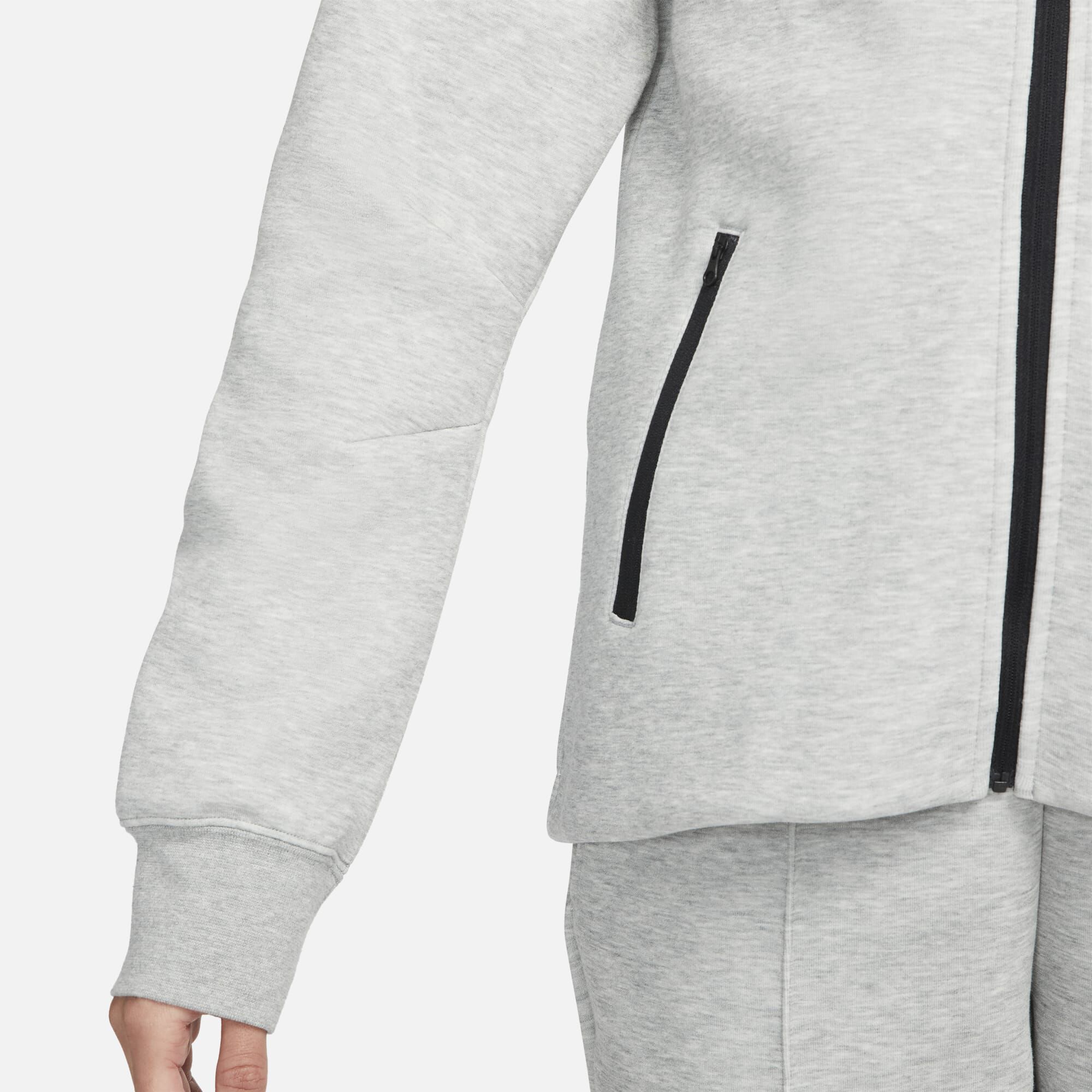 Nike Sportswear Tech Fleece Windrunner, Gris Oscuro Jaspeado/Negro, hi-res