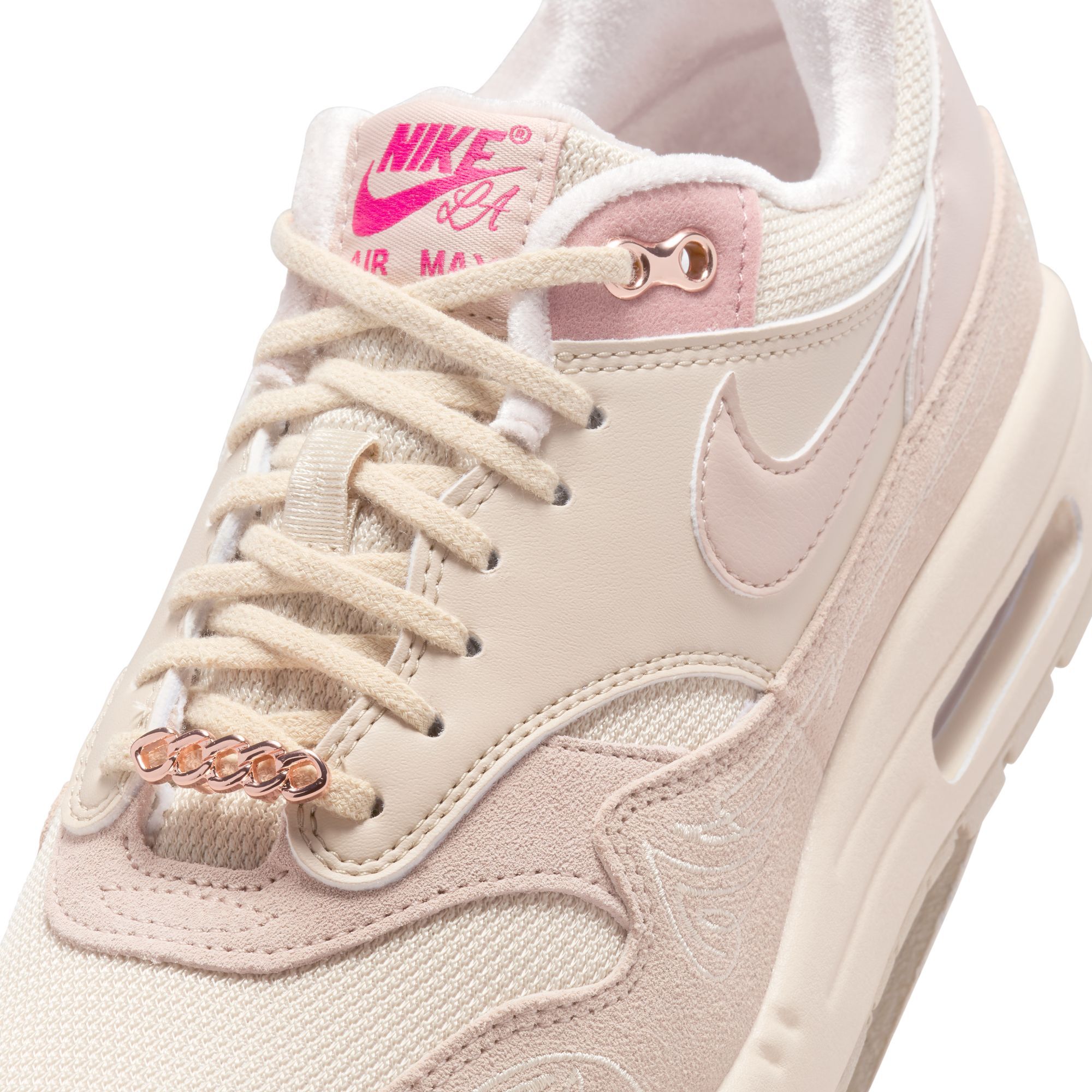 Nike Air Max 1 x Serena Williams Design Crew, Beige Particular/Rosa Óxido-Hueso Claro, hi-res