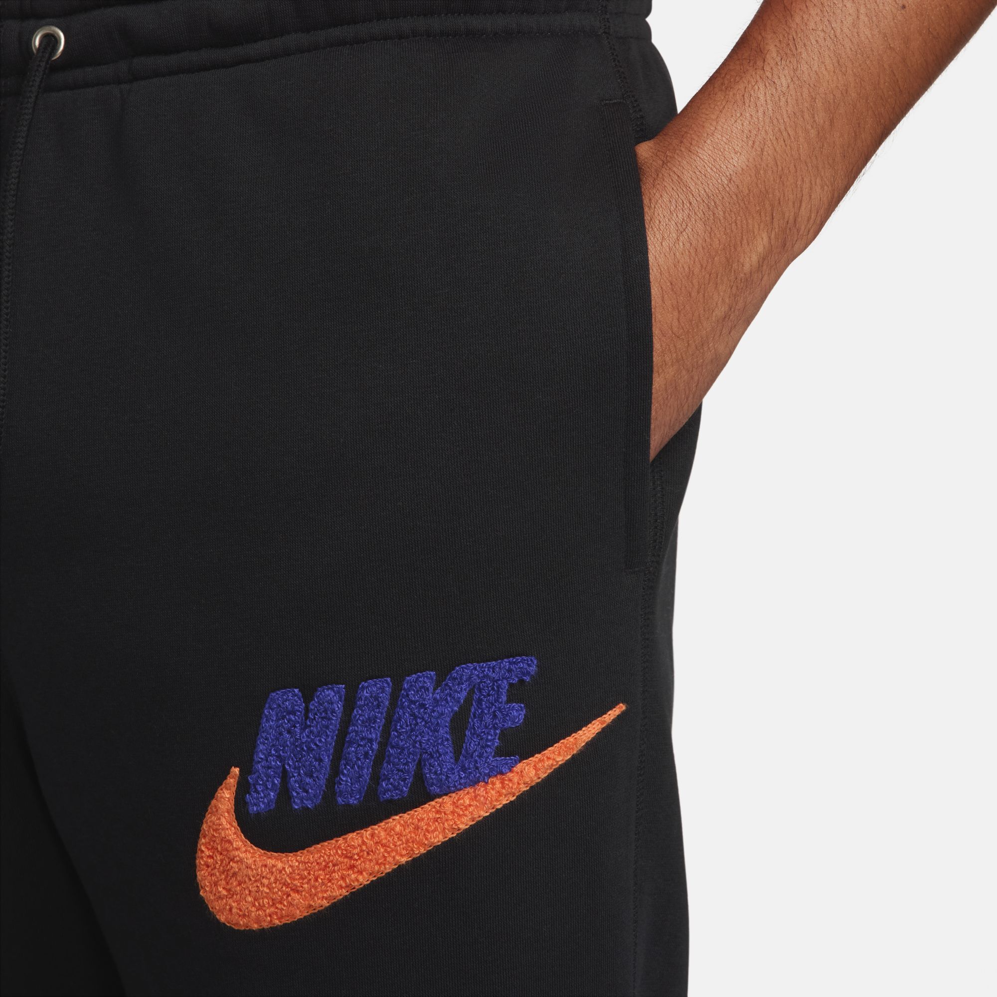 Nike Club Fleece, Negro/Negro, hi-res