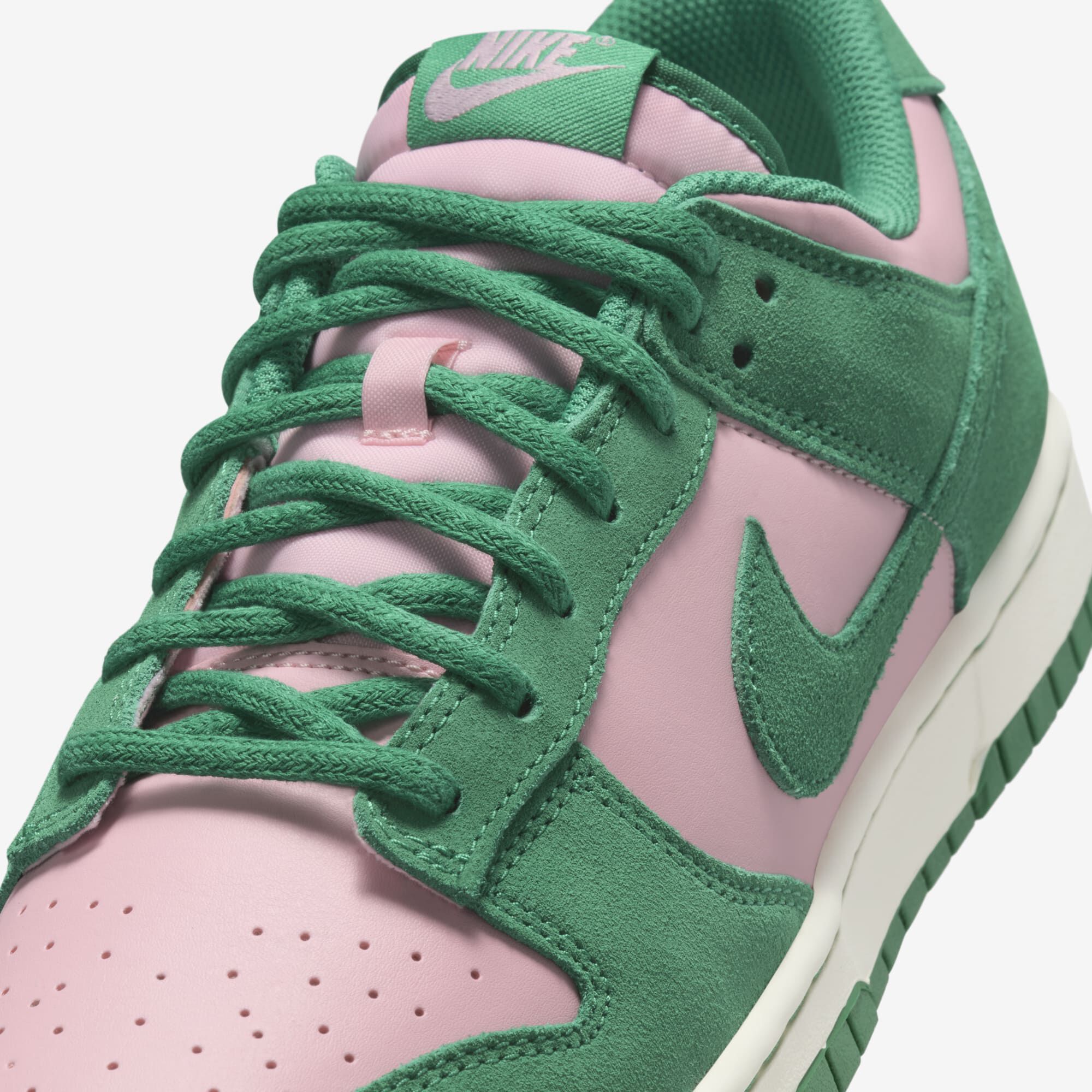 Nike Dunk Low Retro SE, Rosa Suave Medio/Vela/Malaquita, hi-res