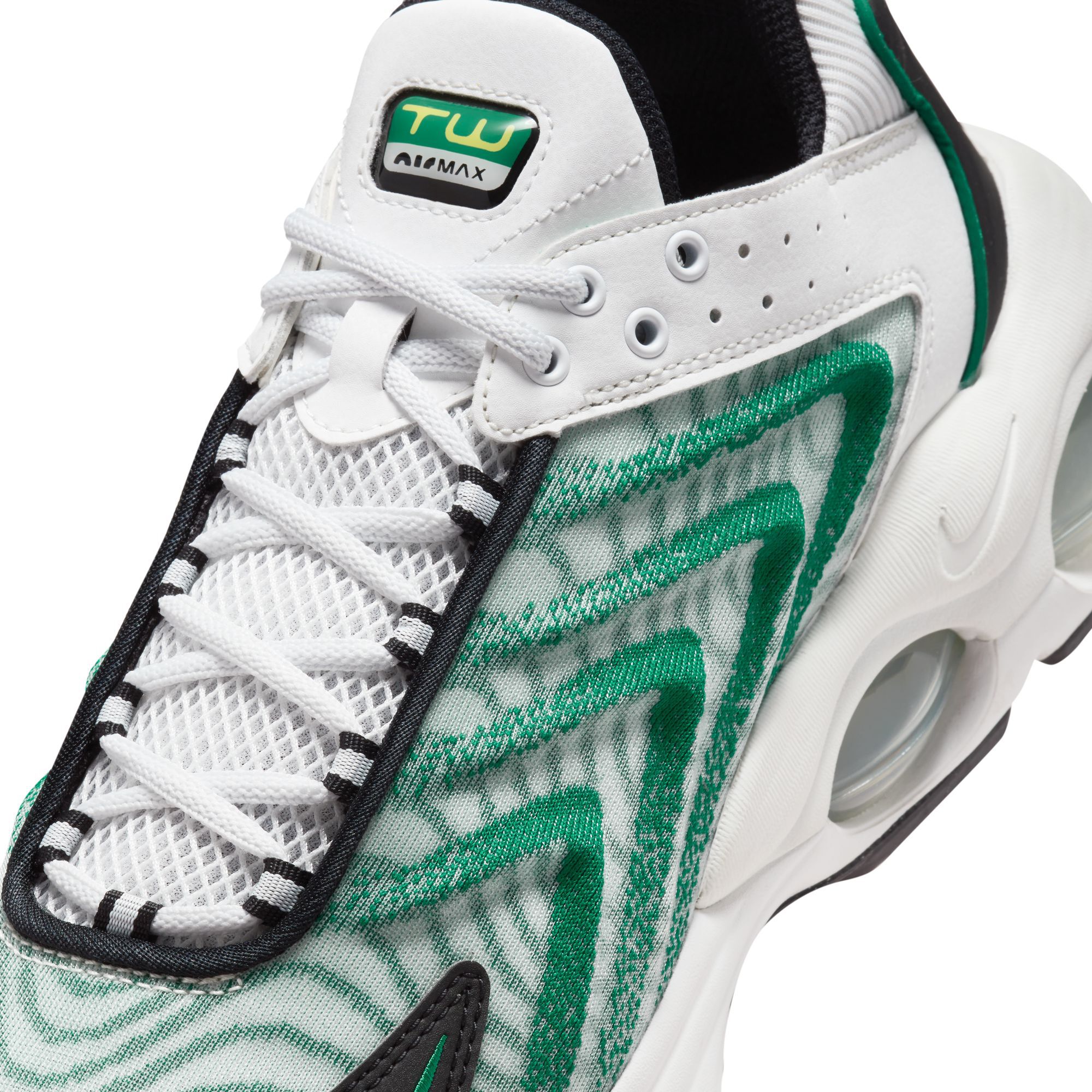 Nike Air Max TW, Blanco Cumbre/Negro/Malaquita/Malaquita, hi-res