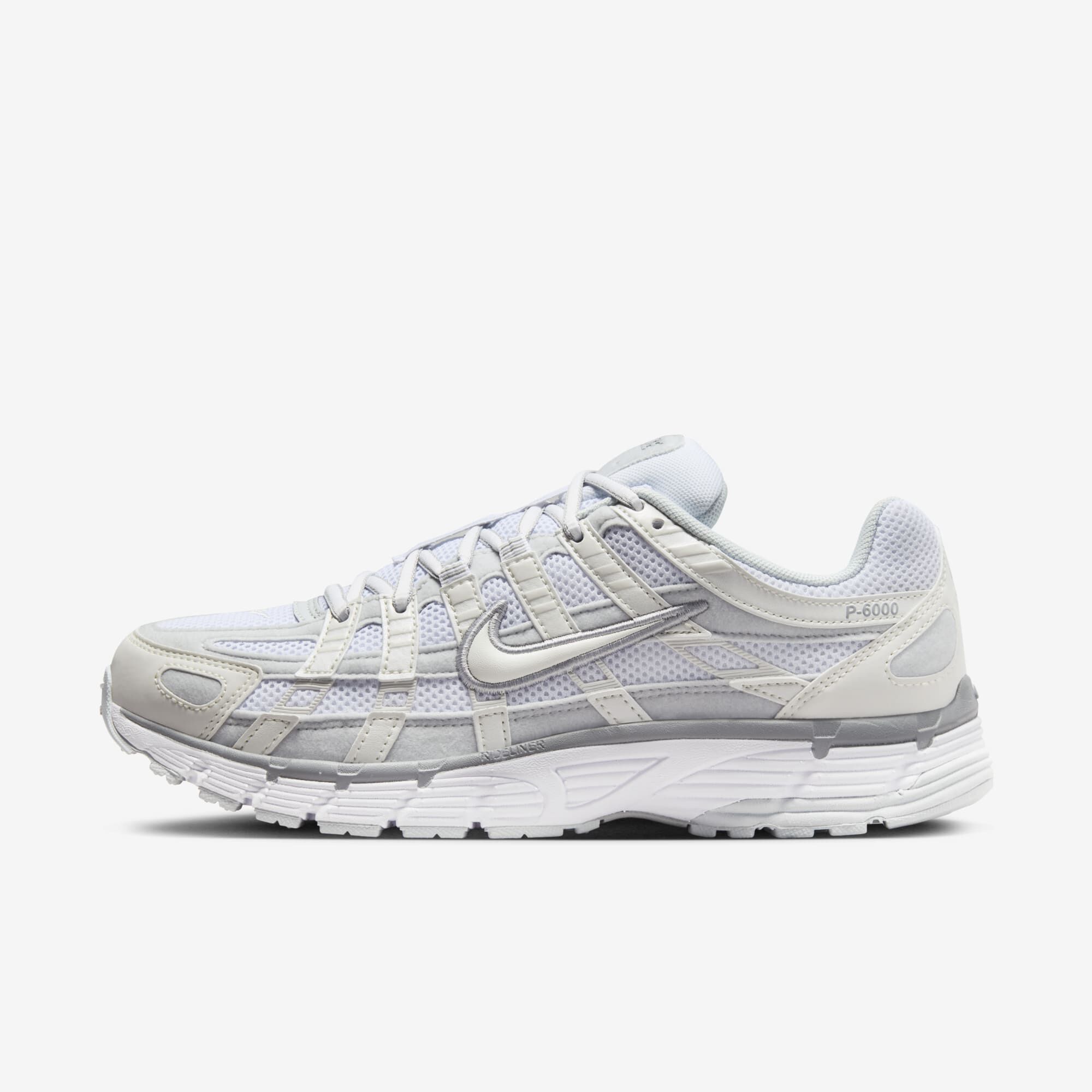 Nike P-6000, Blanco Cumbre Metalizado/Platino Puro/Gris Lobo/Blanco, hi-res