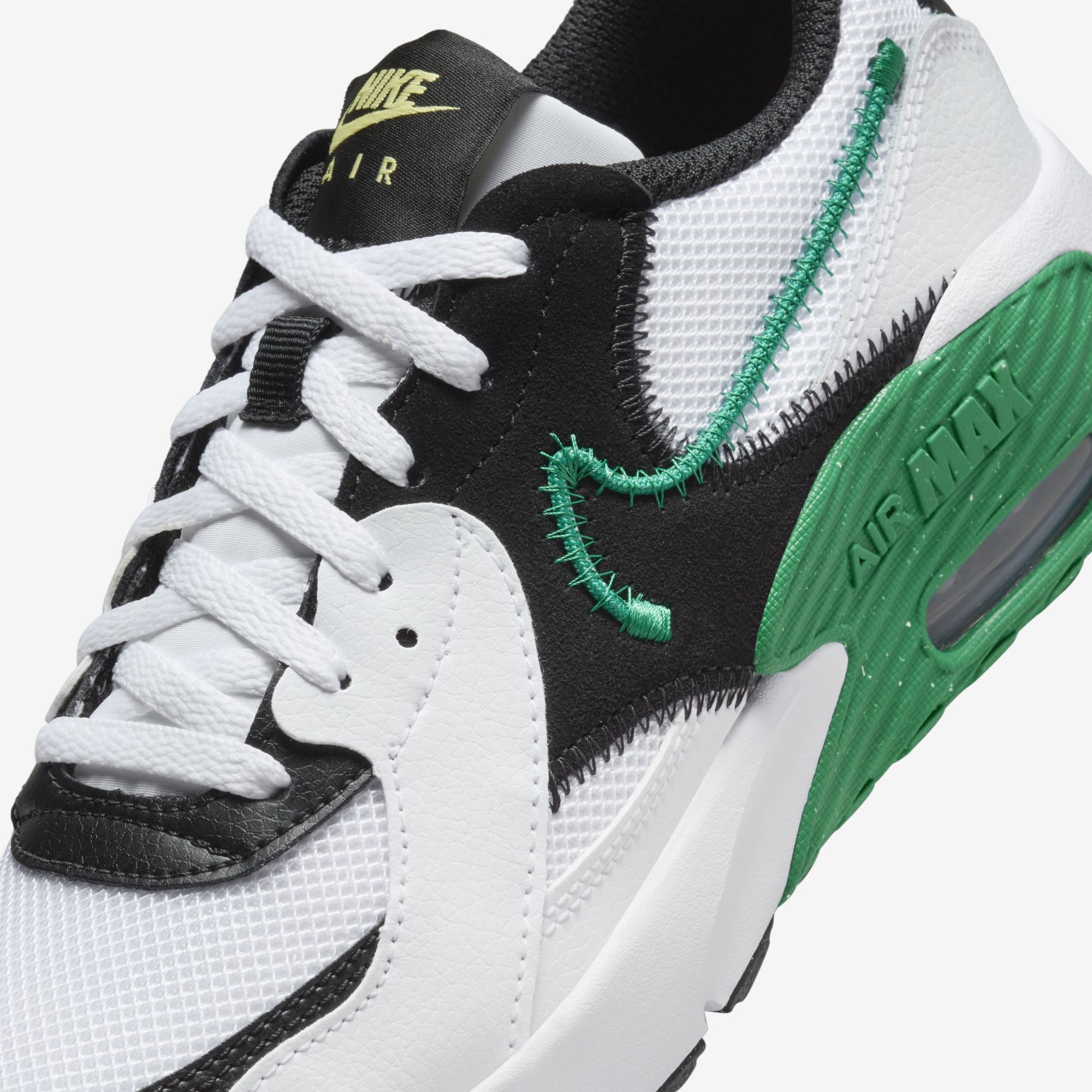 Nike Air Max Excee, Blanco/Negro/Saturno Oro/Malaquita, hi-res