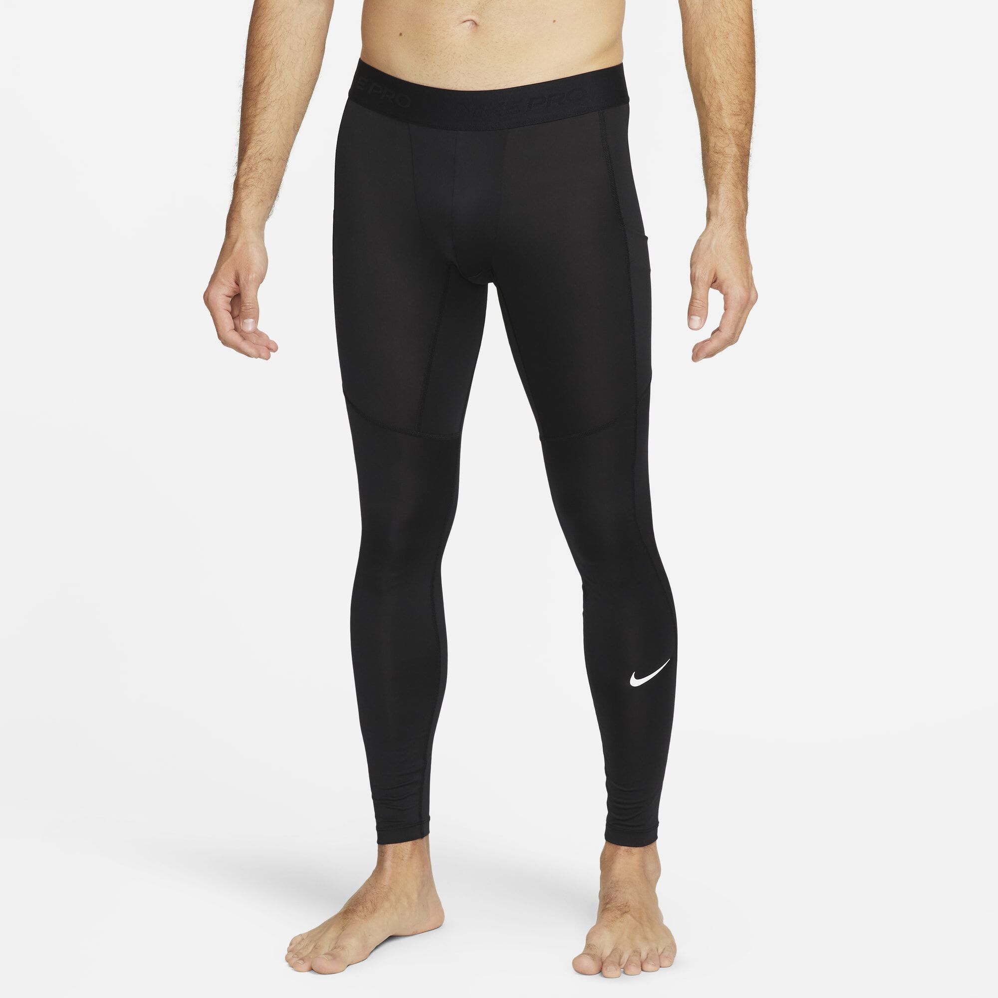 Nike Pro, Negro/Blanco, hi-res