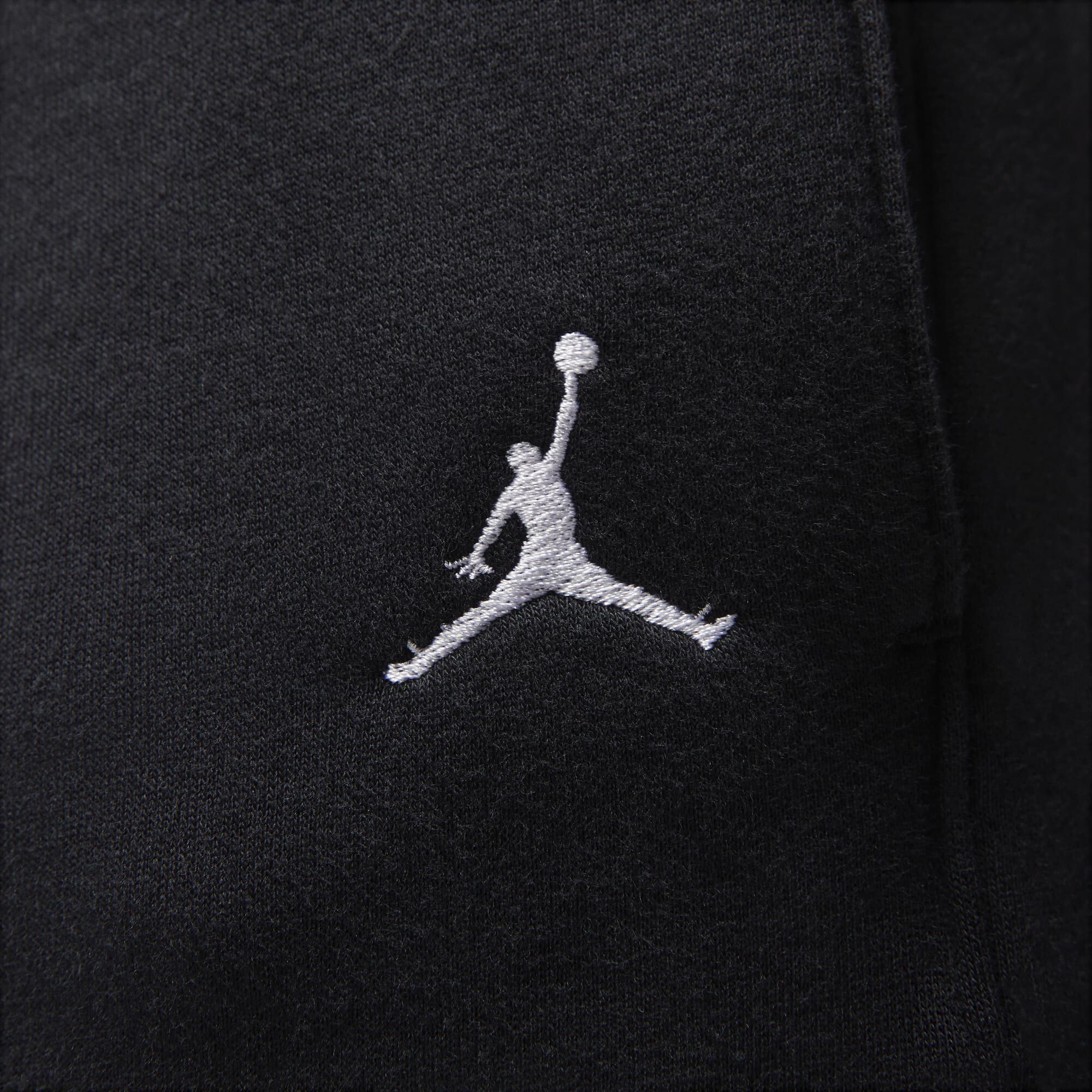 Jordan Brooklyn Fleece, Negro/Blanco, hi-res