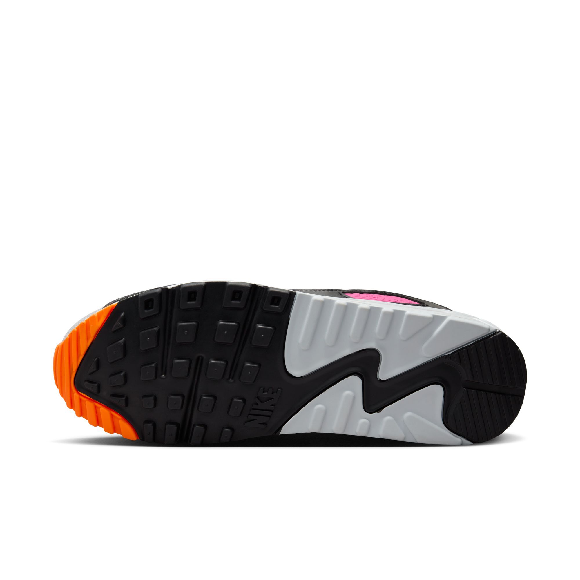 Nike Air Max 90, Platino Puro/Rosa Alquimia/Naranja Total/Gris Azulado, hi-res