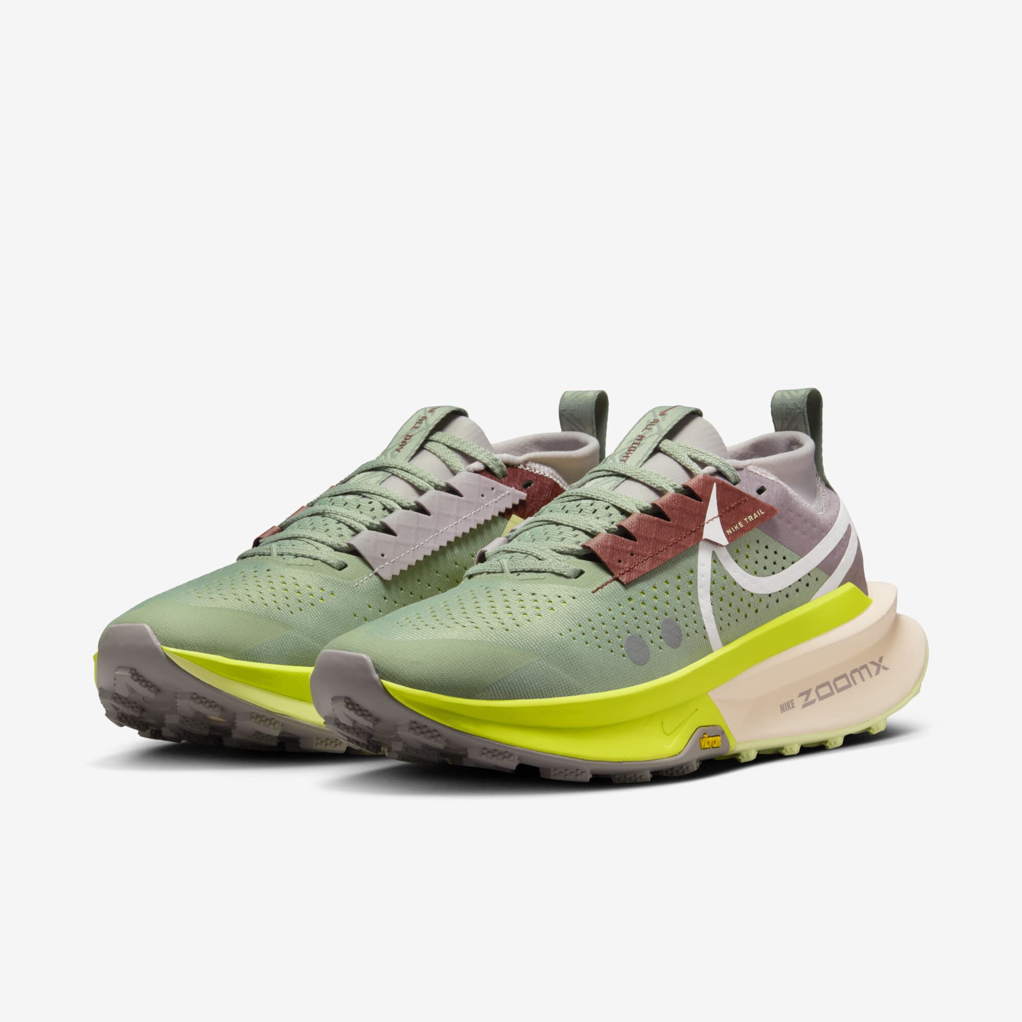 Nike Zegama 2, Horizonte De Jade/Cibernético/Tinte Carmesí/Vela, hi-res